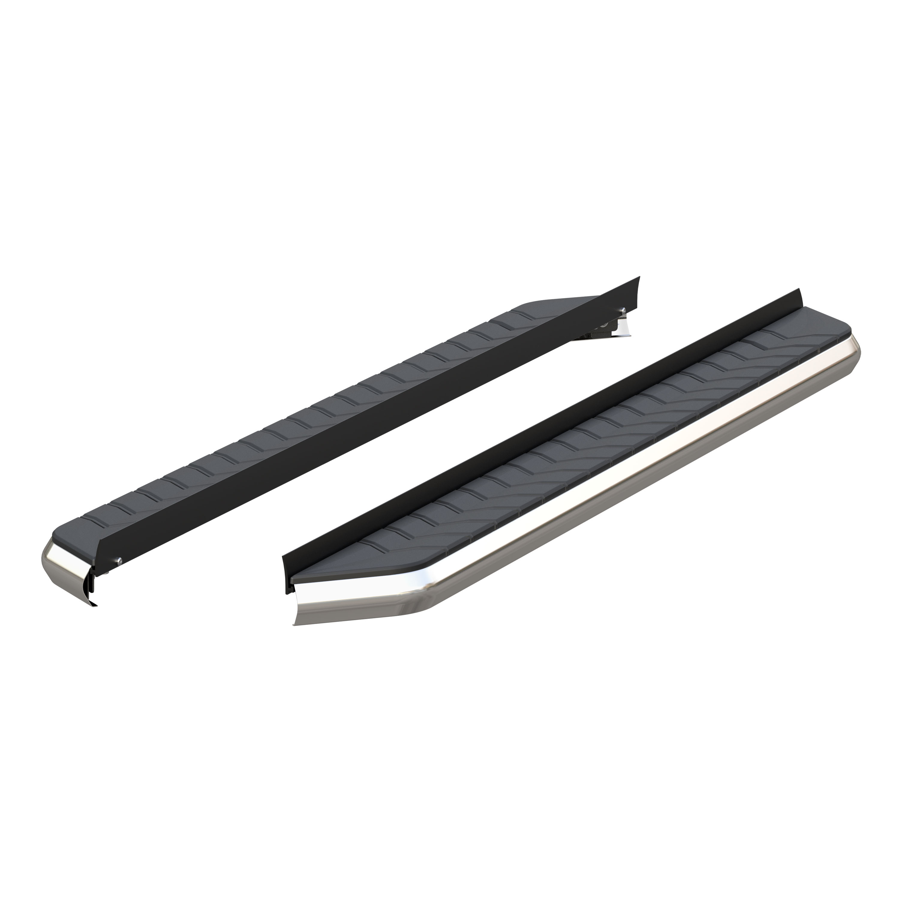 AeroTread 5" x 70" Polished Stainless Running Boards (No Brackets) 2051870