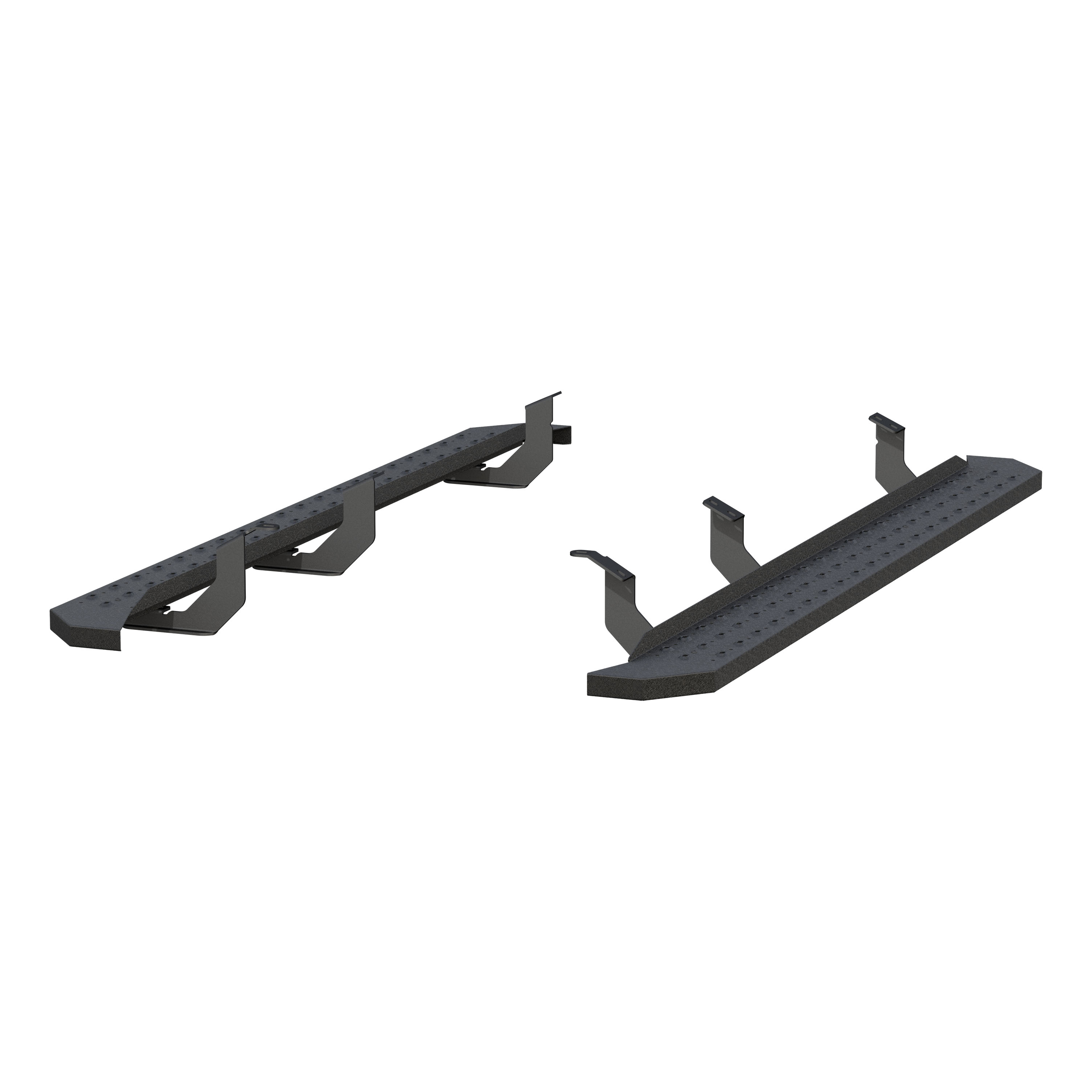 RidgeStep 6-1/2" x 85" Black Steel Running Boards, Select Toyota Tundra 2055528