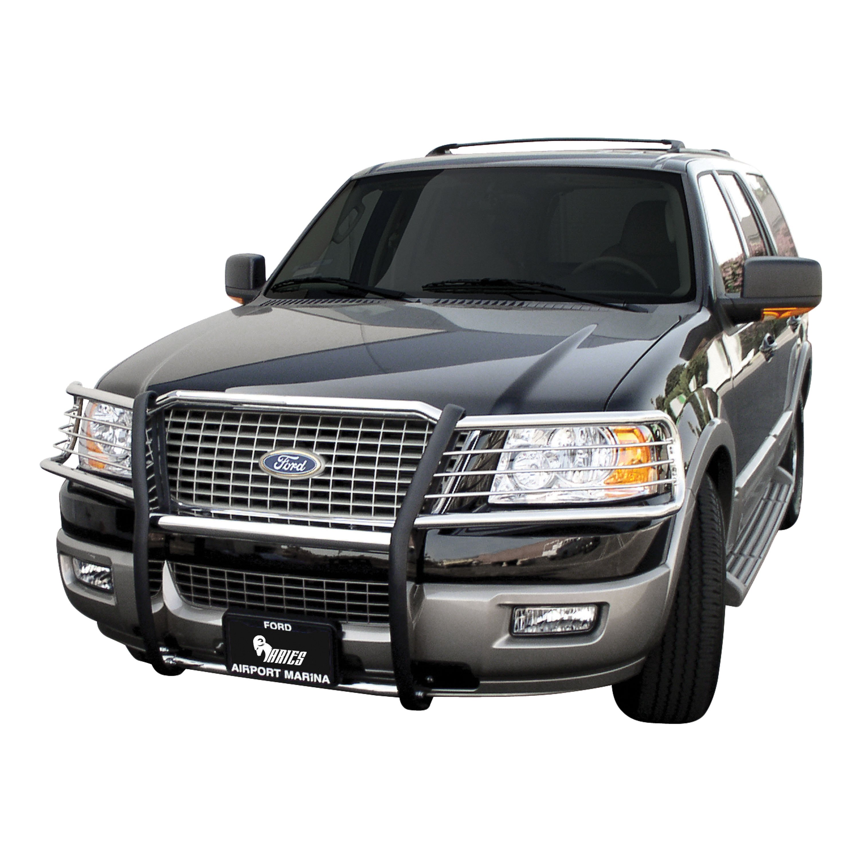 Polished Stainless Grille Guard, Select Ford Expedition 3060-2