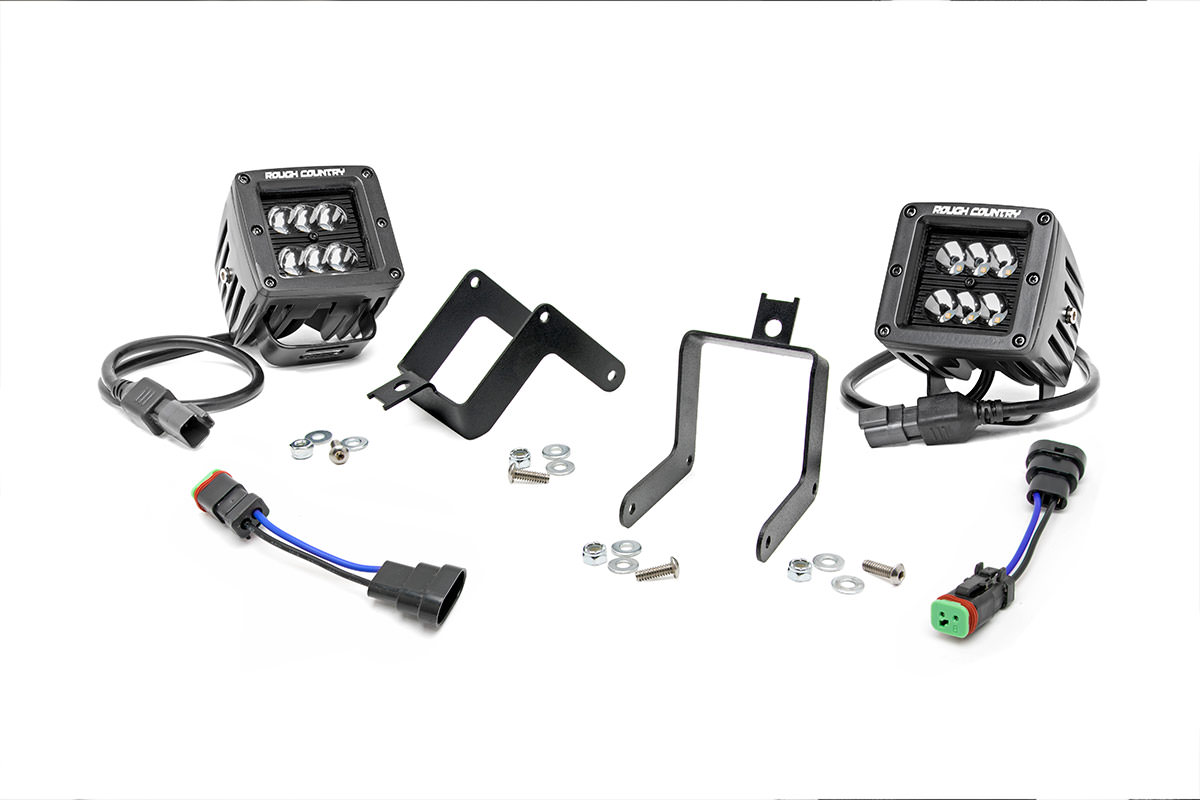 2-inch Black Series CREE LED Fog Light Kit (Ford Super Duty) 70622