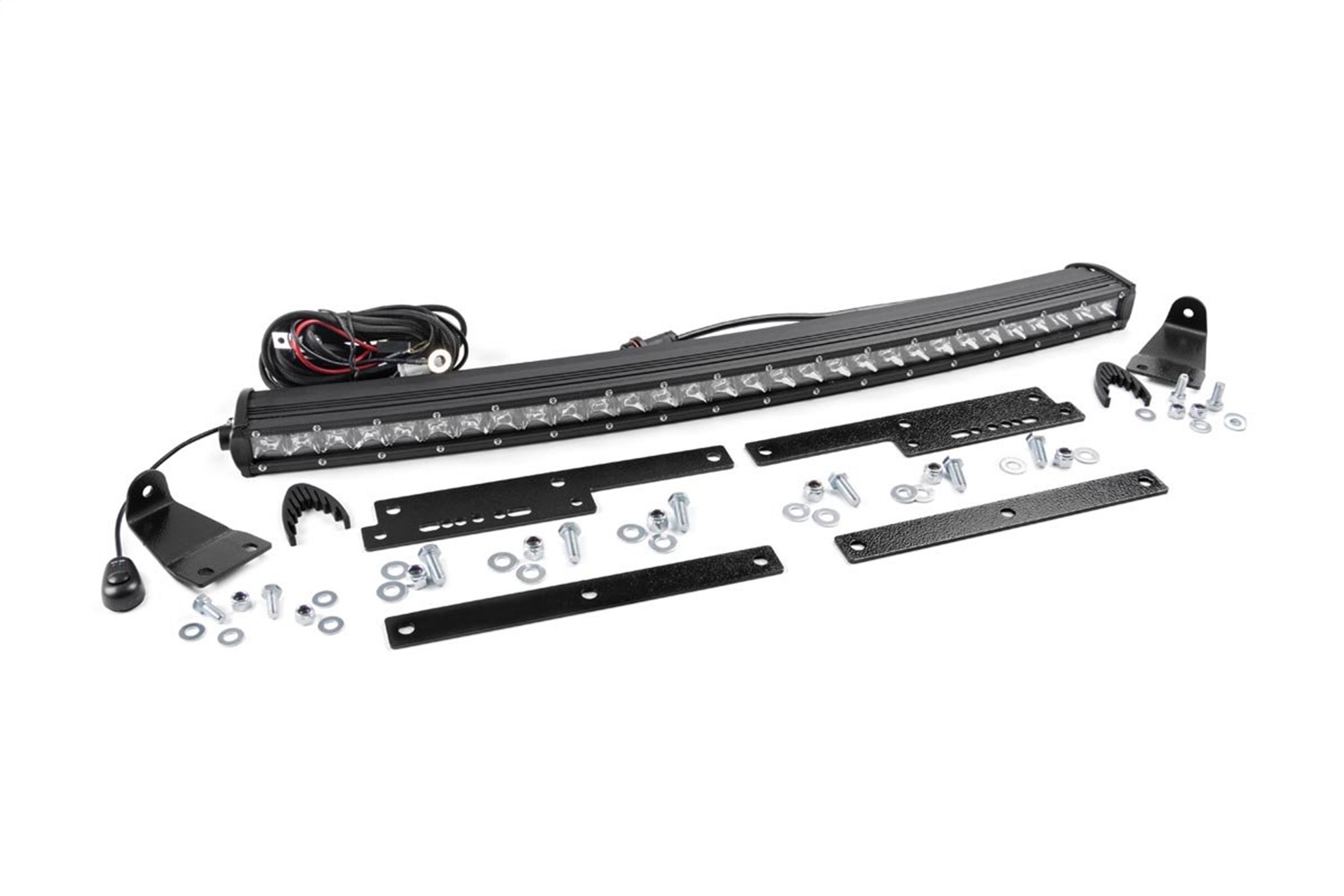 Single Row LED Light Bar Hidden Grille Mount w/ 30-inch CurvedLight Bar 70625