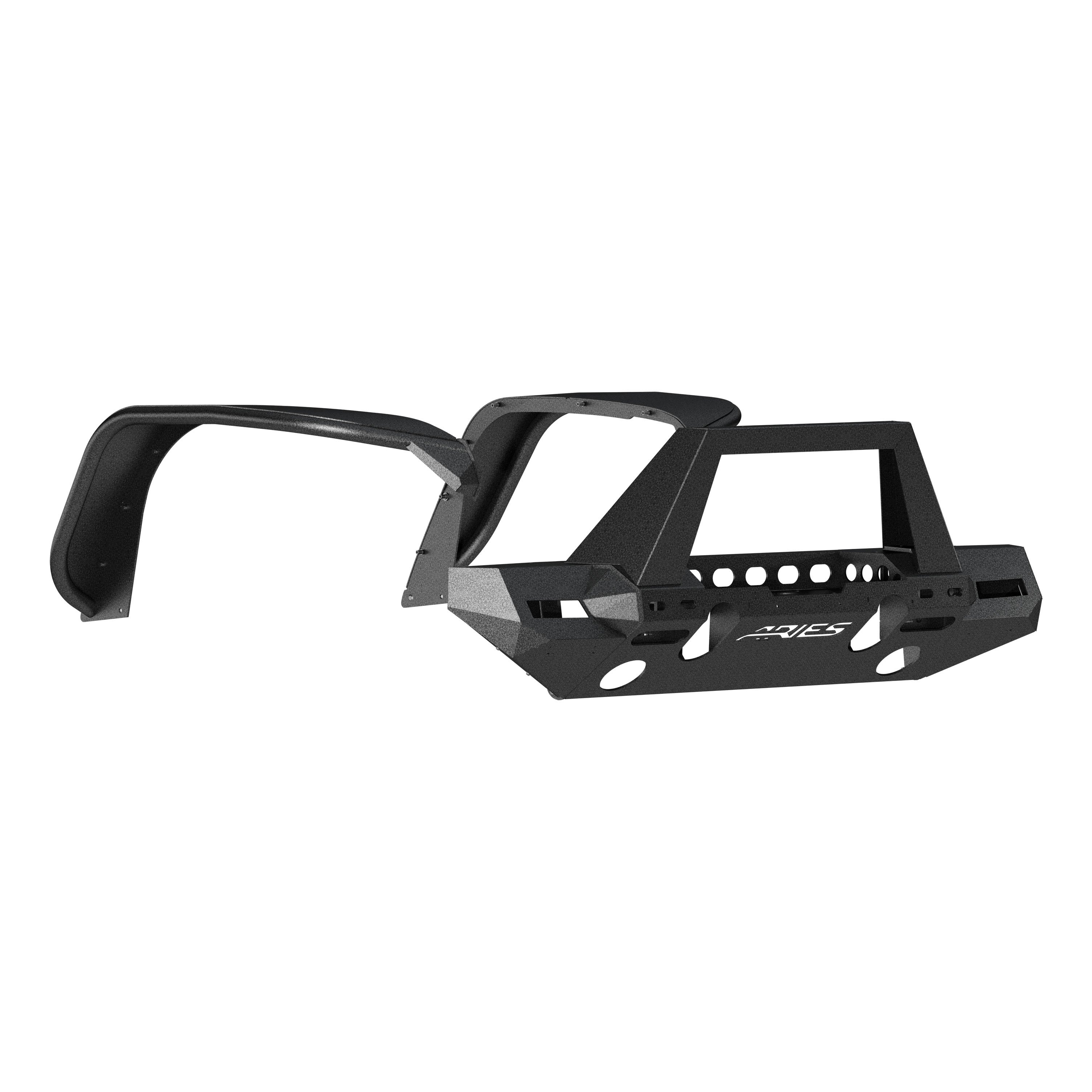 TrailChaser Jeep JL, Gladiator Front Bumper with Fender Flares (Option 9) 2082087