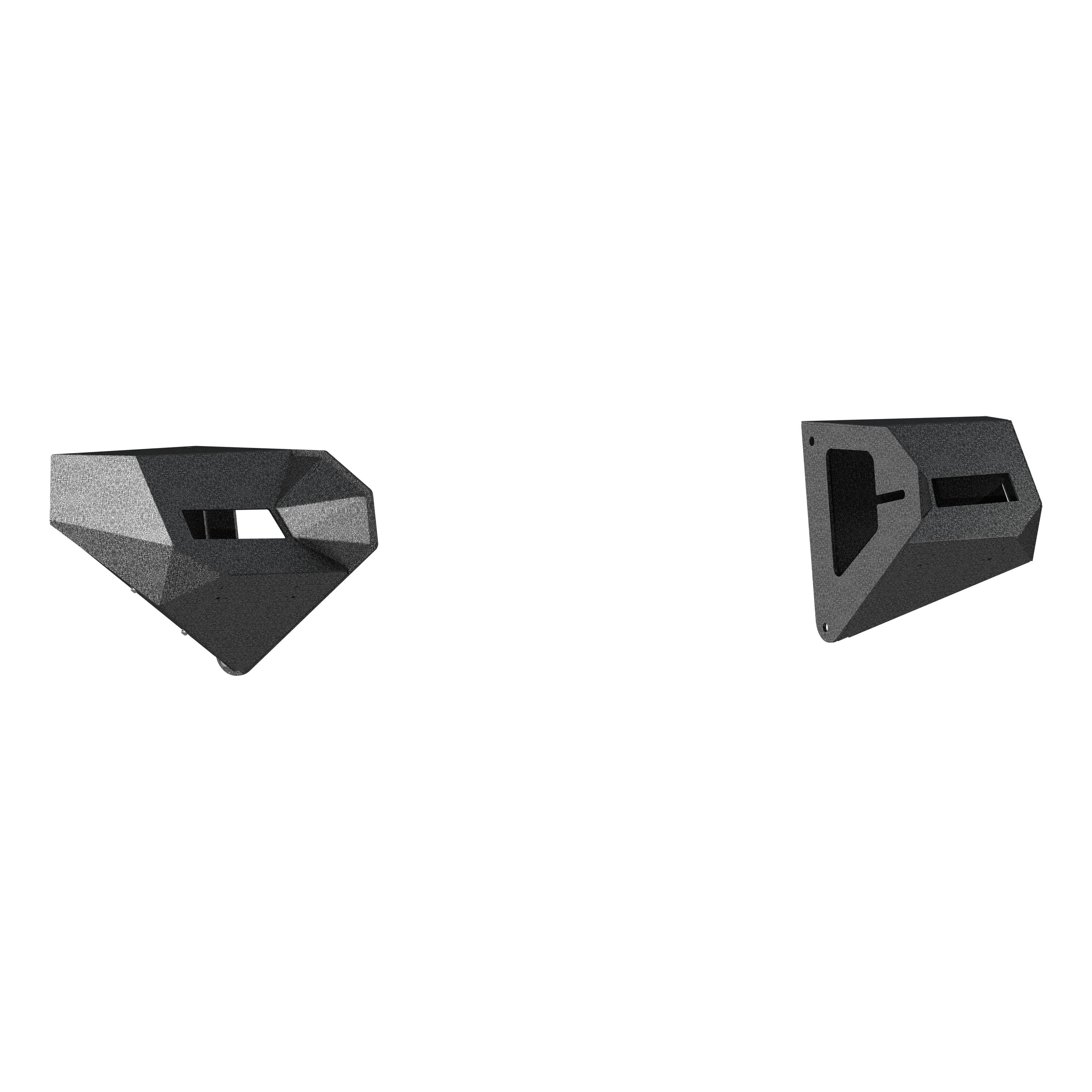 TrailChaser Jeep Wrangler JL, Gladiator Aluminum Front Bumper Corners 2081209