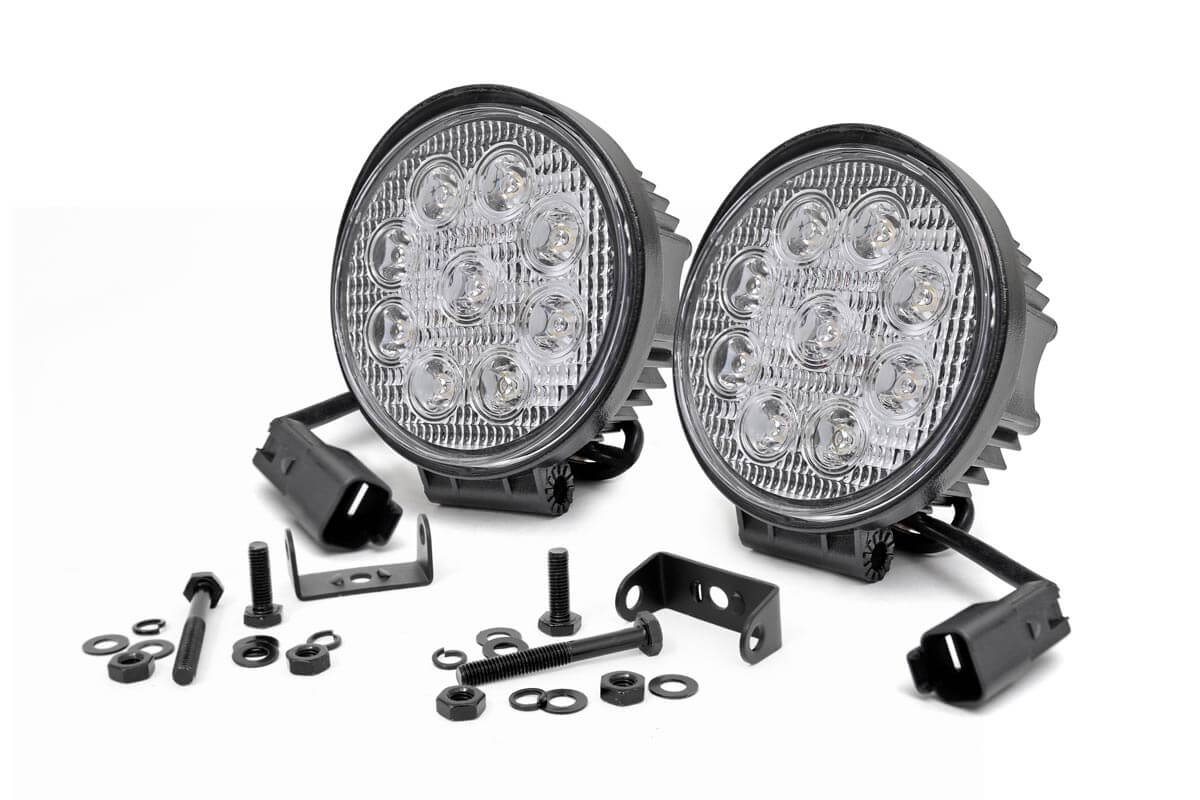 4-inch LED Round Lights (Pair) 70804