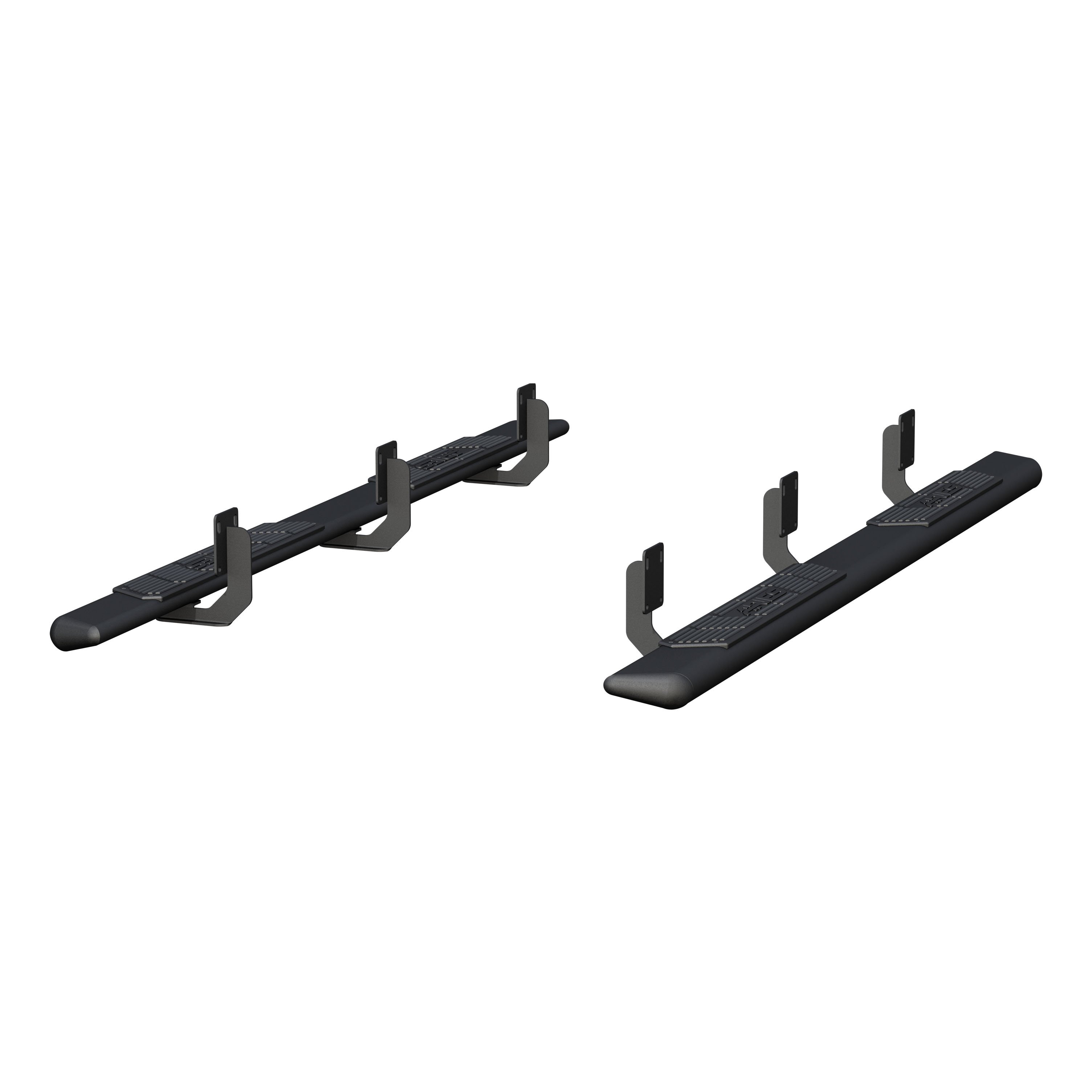 AscentStep 5-1/2" x 91" Black Steel Running Boards, Select Ford F250, F350, F450 2558024