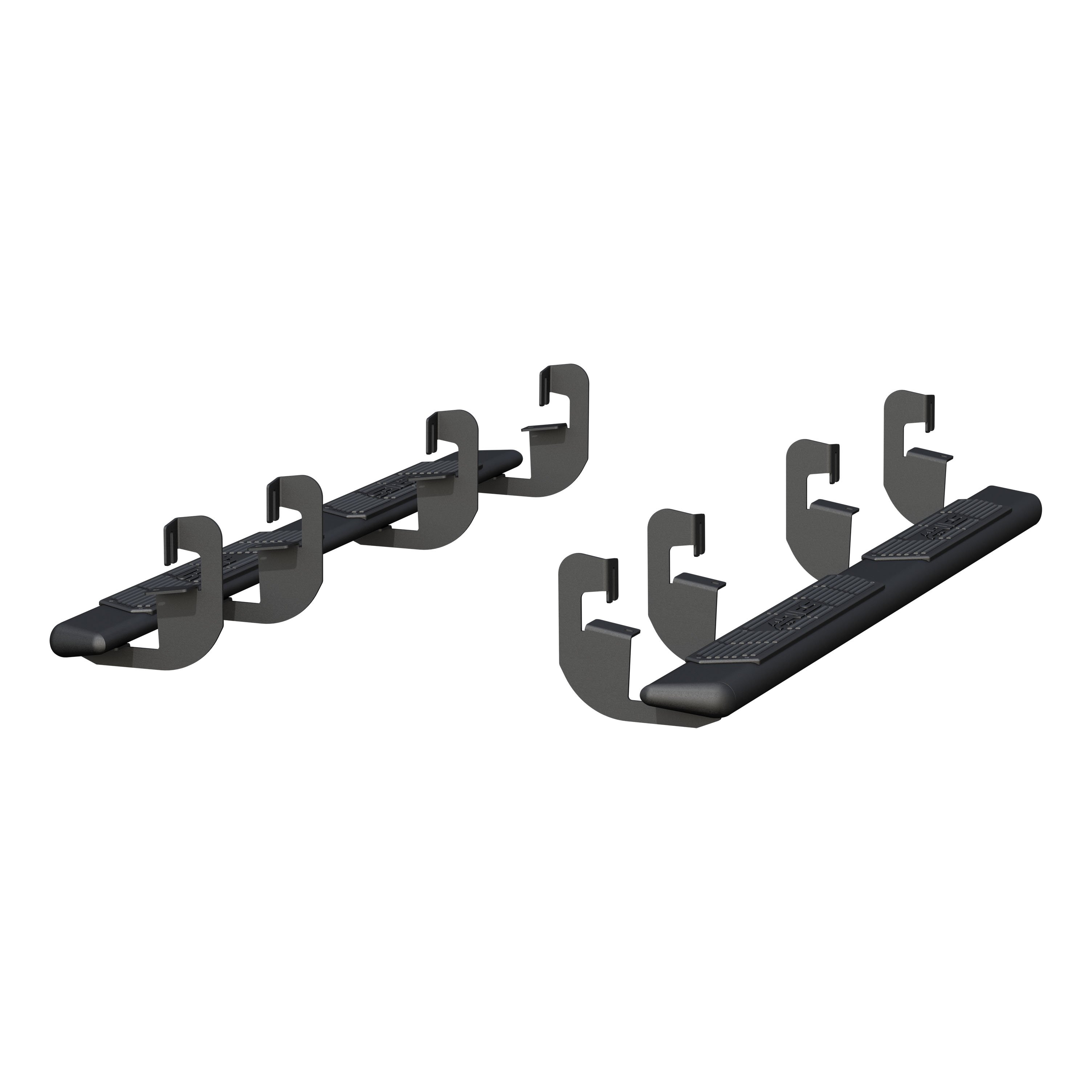 AscentStep 5-1/2" x 75" Black Steel Running Boards, Select Silverado, Sierra 2558051