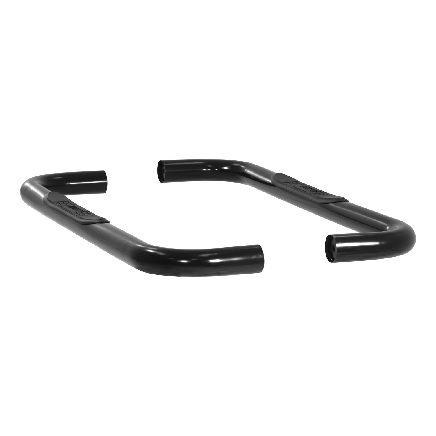 3" Round Black Steel Side Bars, Select Dodge Ram 1500, 2500, 3500 205013