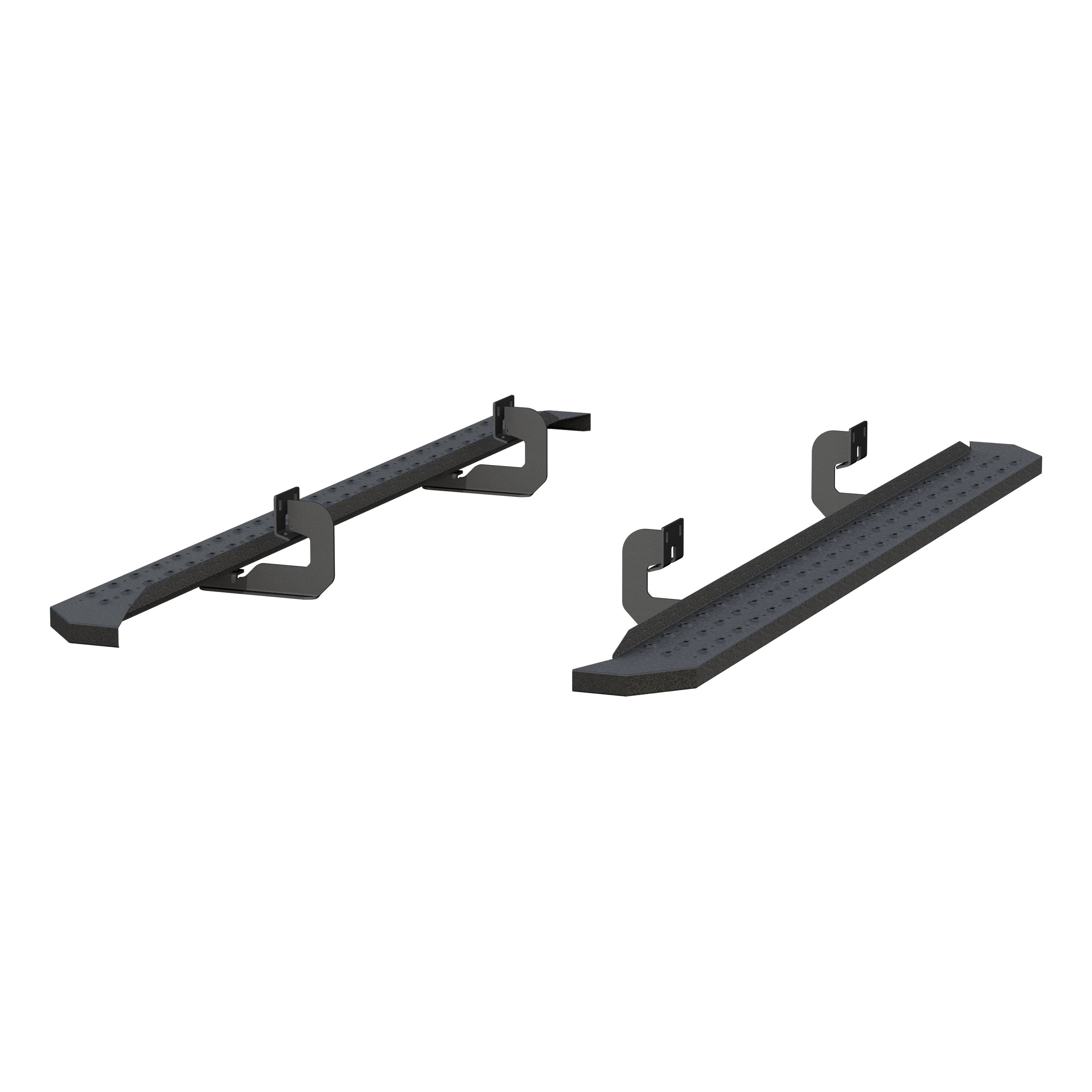 RidgeStep 6-1/2" x 91" Black Steel Running Boards, Select Ford F-150 2055518