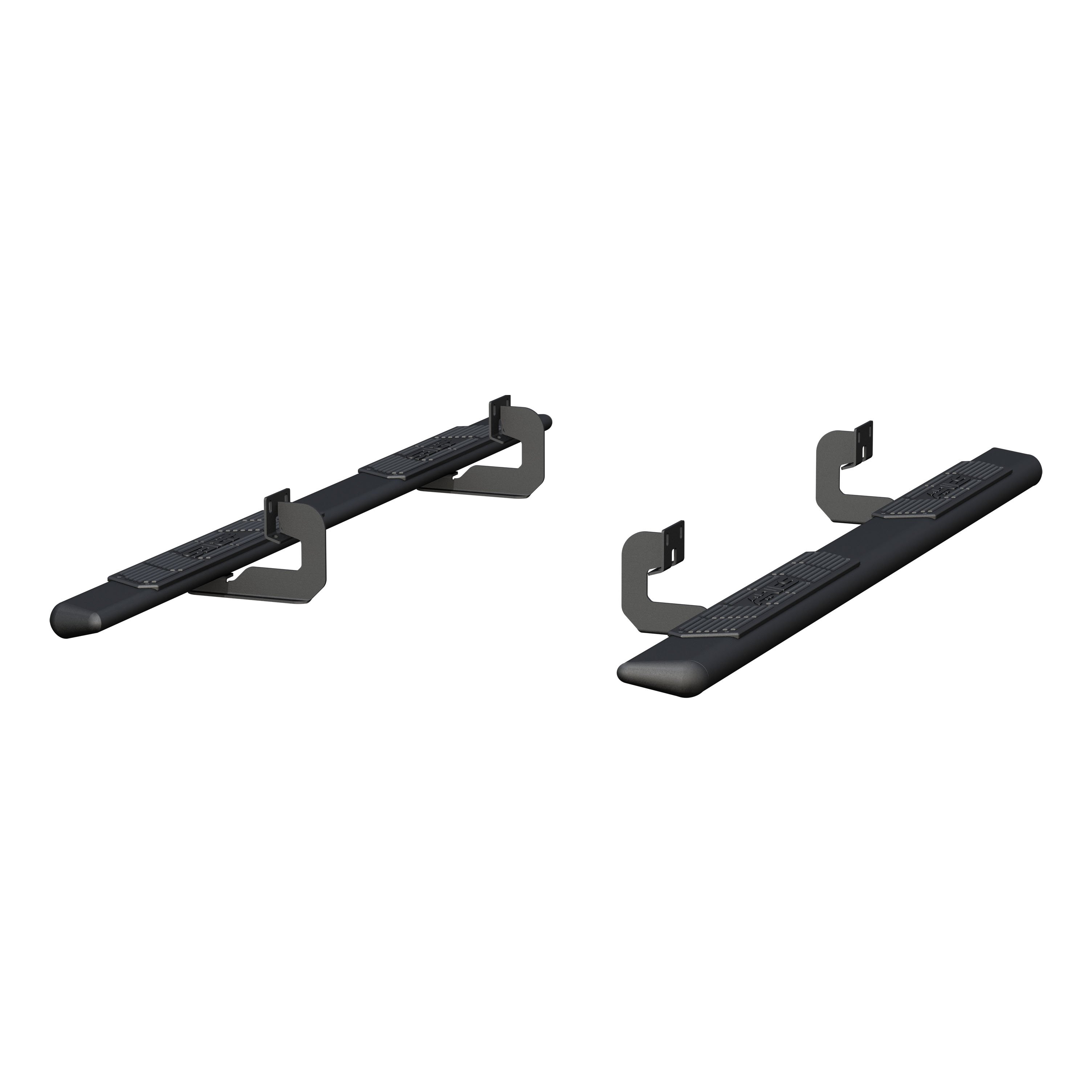 AscentStep 5-1/2" x 85" Black Steel Running Boards, Select Ford F-150 2558009