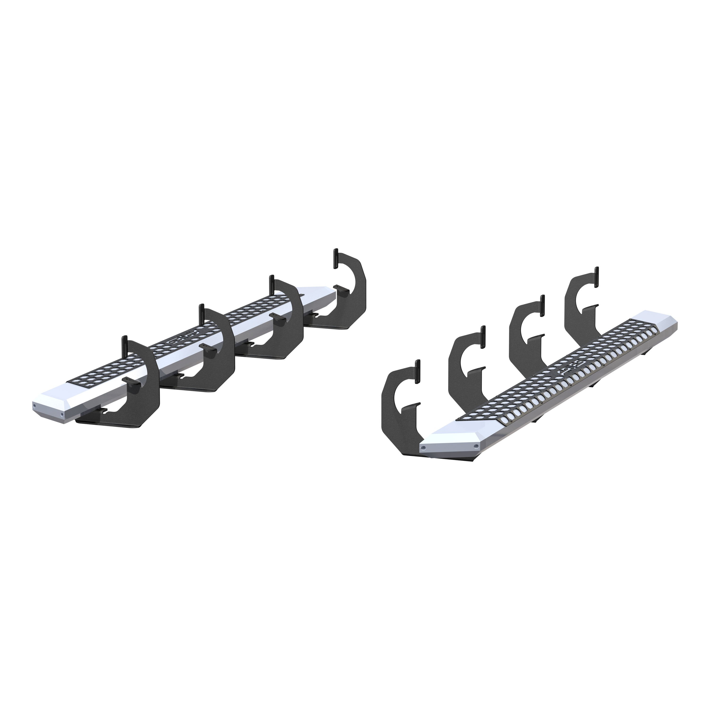 AdvantEDGE 5-1/2" x 75" Chrome Aluminum Side Bars, Select Chevrolet, GMC 2555002