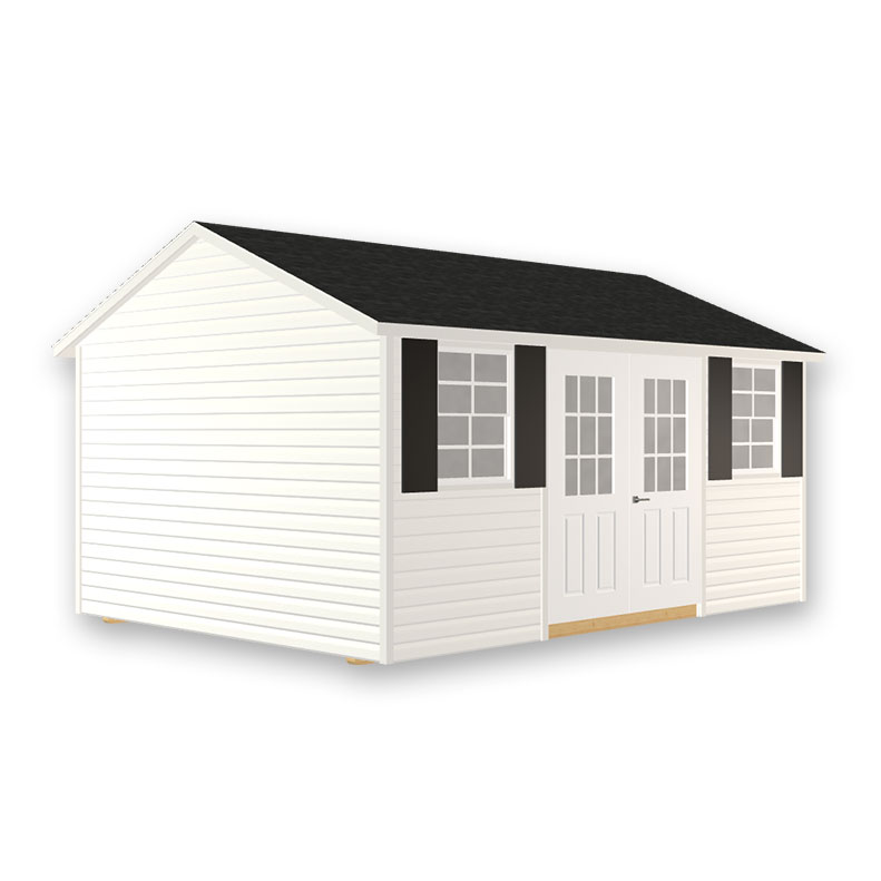 12 x 16 Gable Hampton w shingle roof | 641