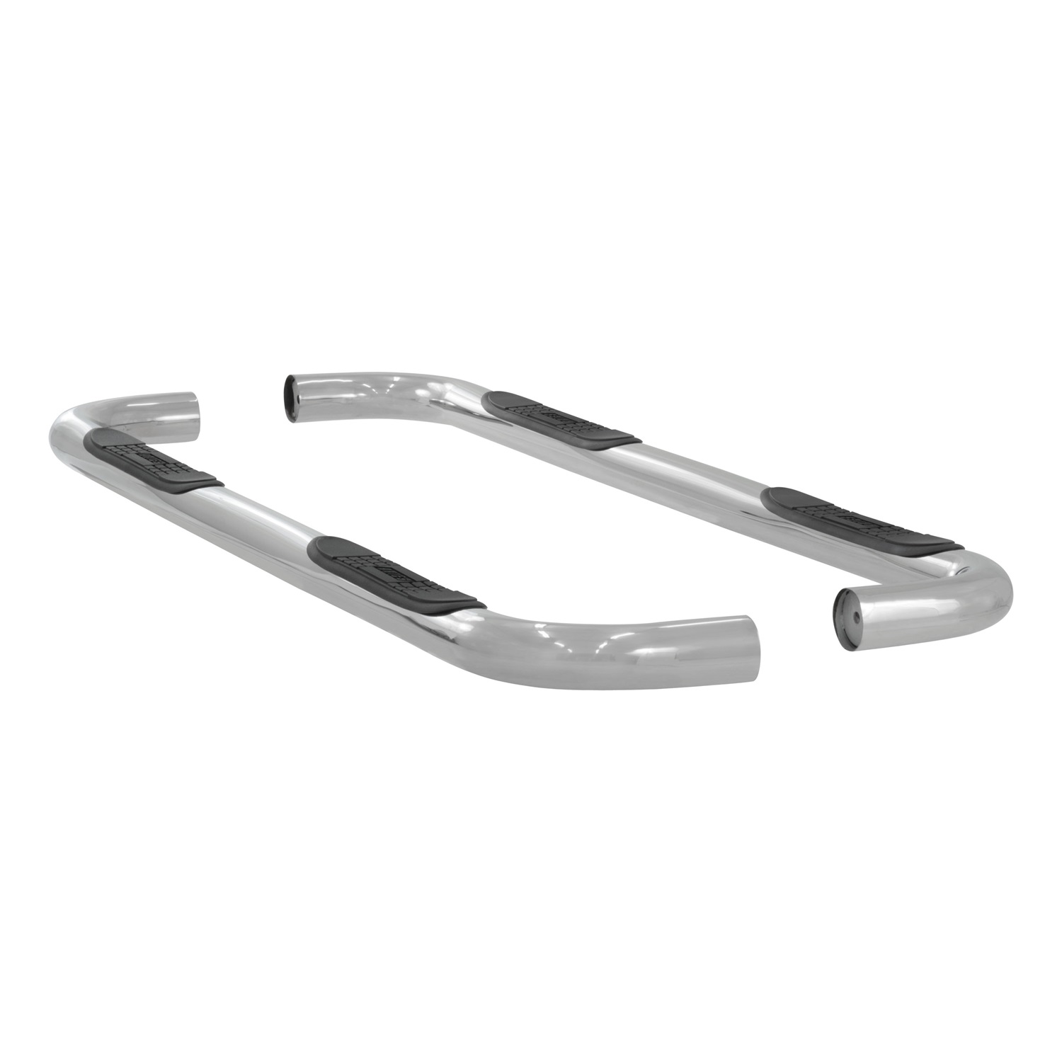 3" Round Polished Stainless Side Bars, Select Dodge, Ram Dakota 205010-2