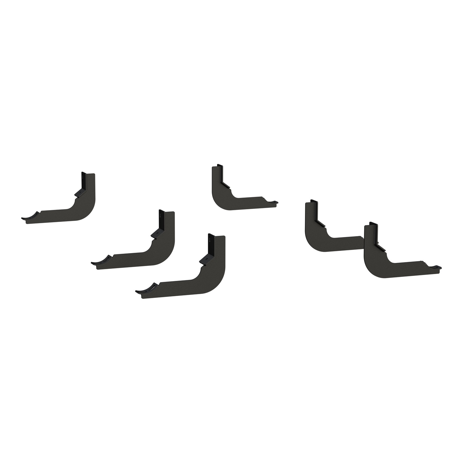 4" Black Steel Oval Side Bars, Select Nissan Titan, XD S229042