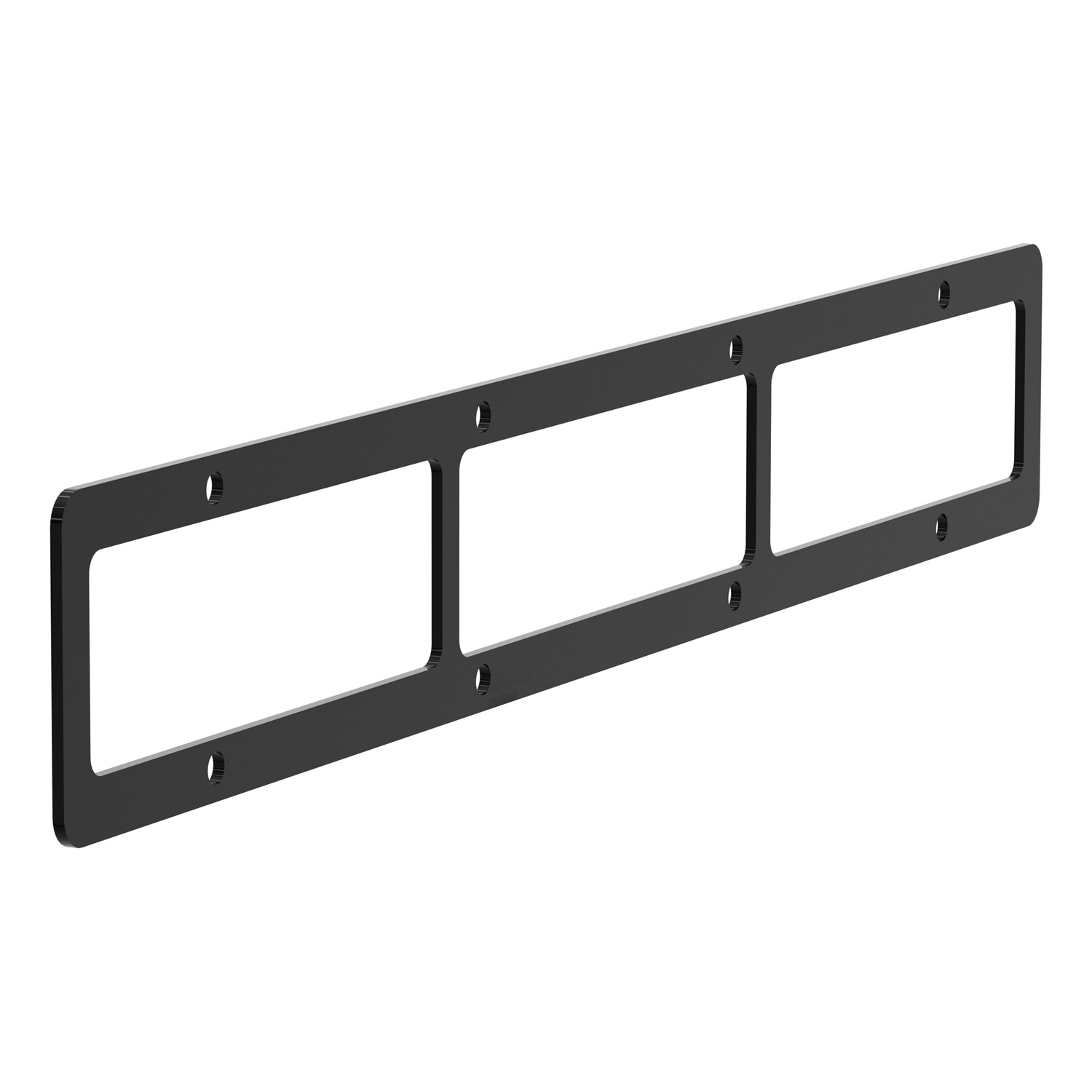 Pro Series 20-Inch Black Steel Light Bar Cover Plate PJ20OB