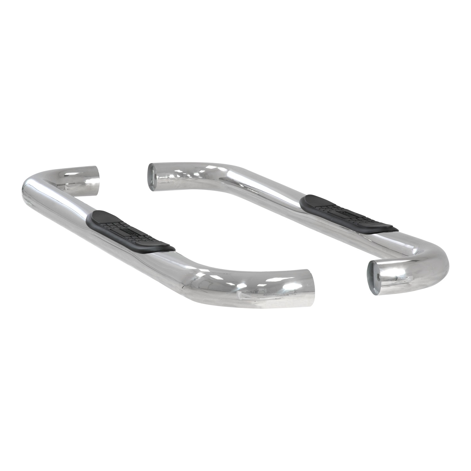 3" Round Polished Stainless Side Bars, Select Ford Expedition 203004-2