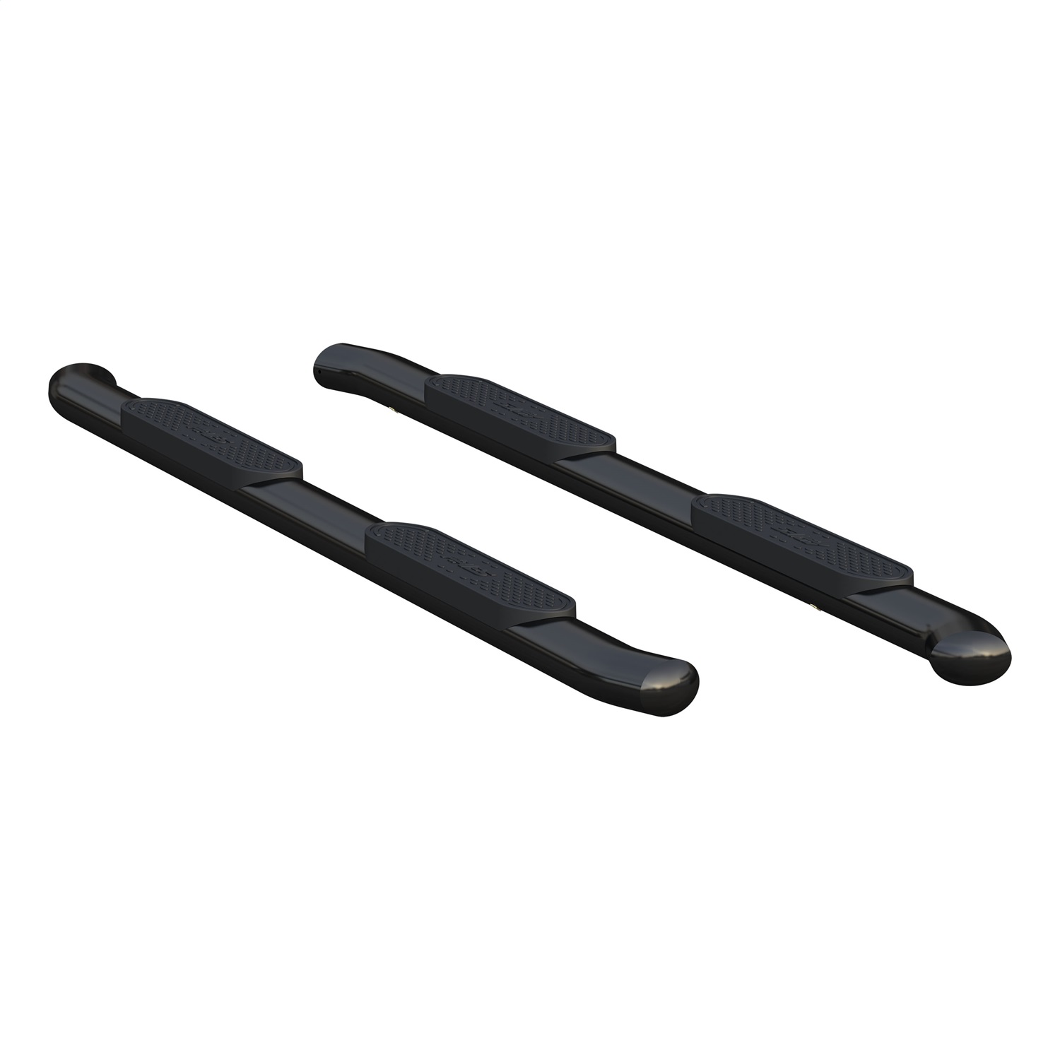 4" Black Steel Oval Side Bars, Select Ford Excursion, F-250, F-350 Super Duty S223006