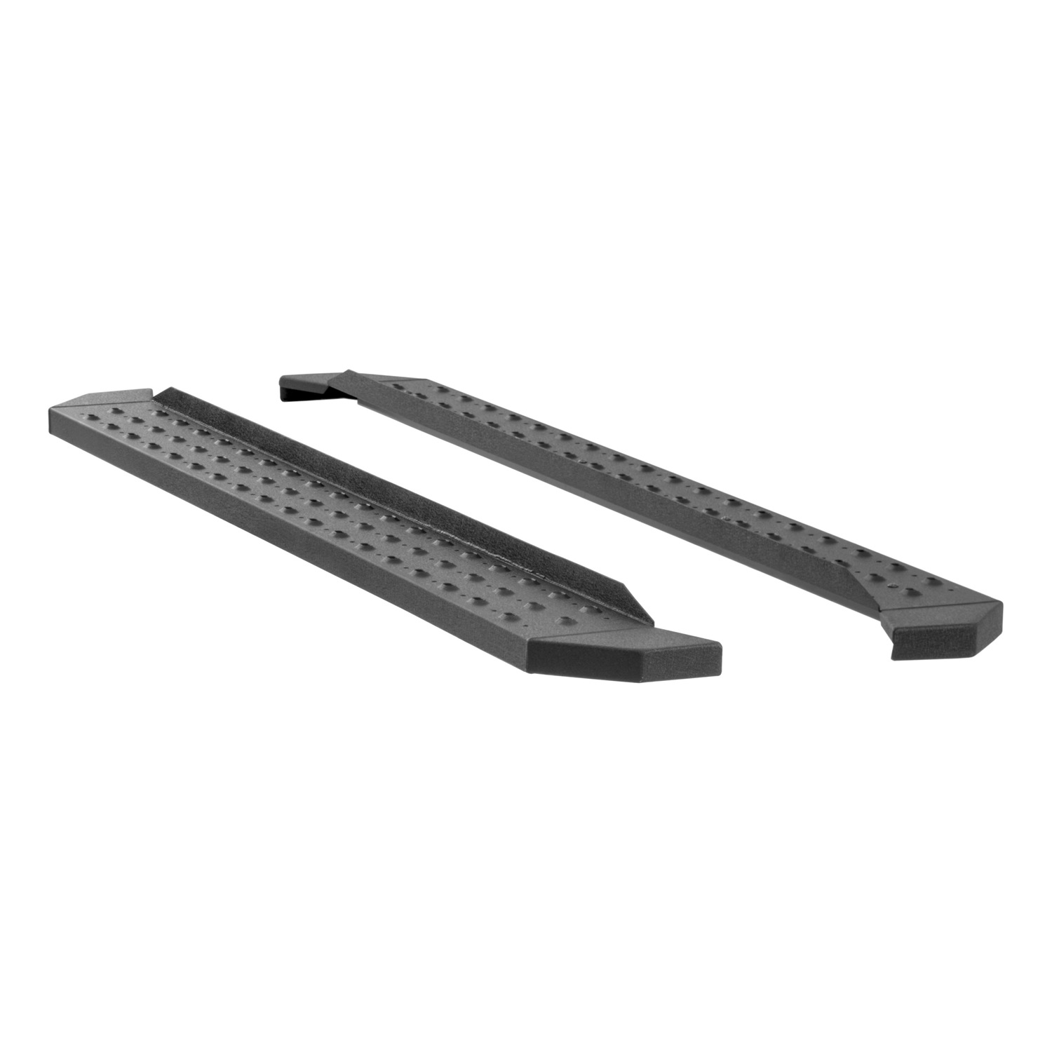RidgeStep 6-1/2" x 75" Black Steel Running Boards (No Brackets) C2875