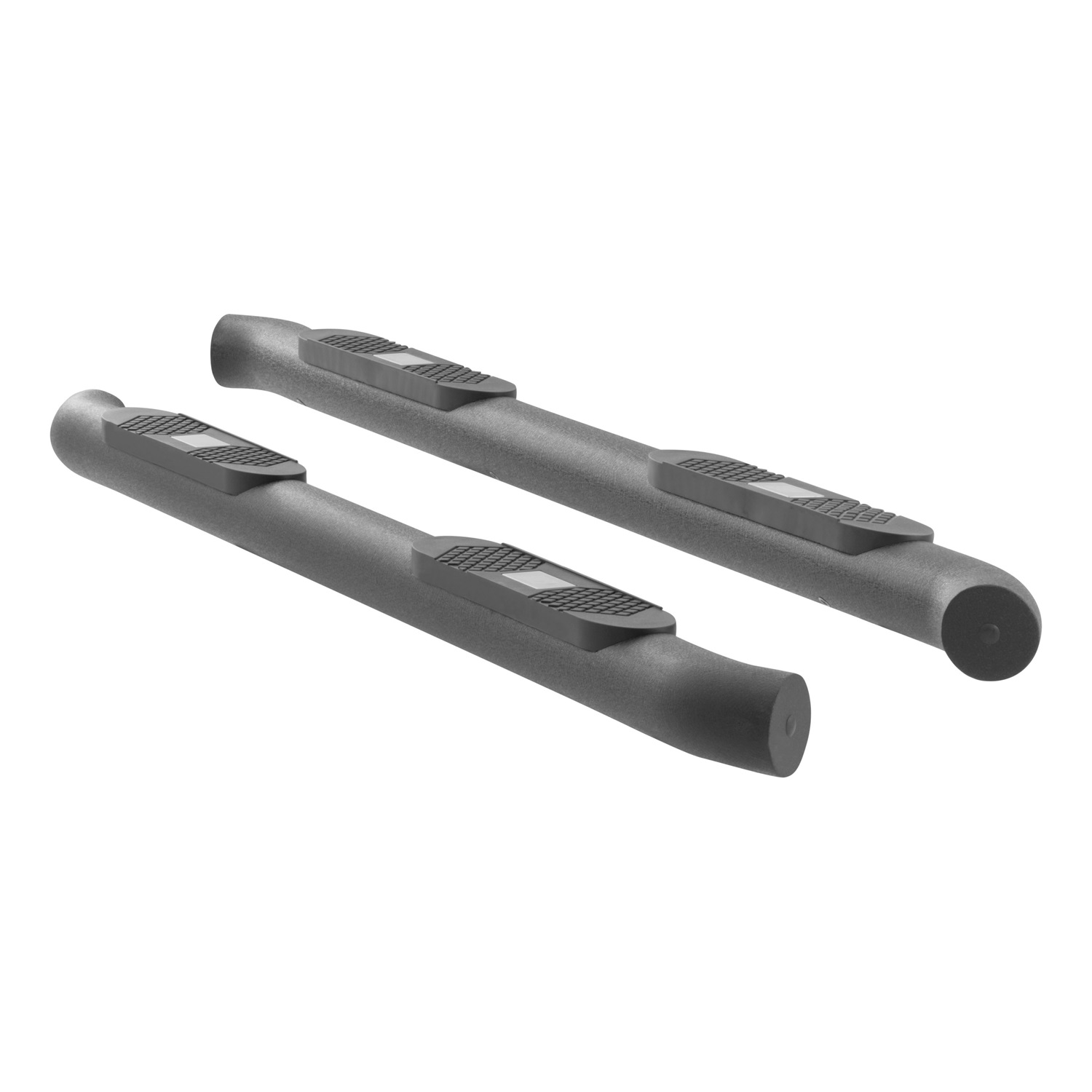 Big Step 4" Black Aluminum Round Side Bars, Select Toyota Tundra AL232013