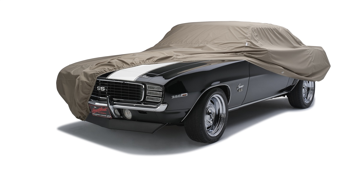 Custom WeatherShield HP Car Cover-Taupe C18558PT