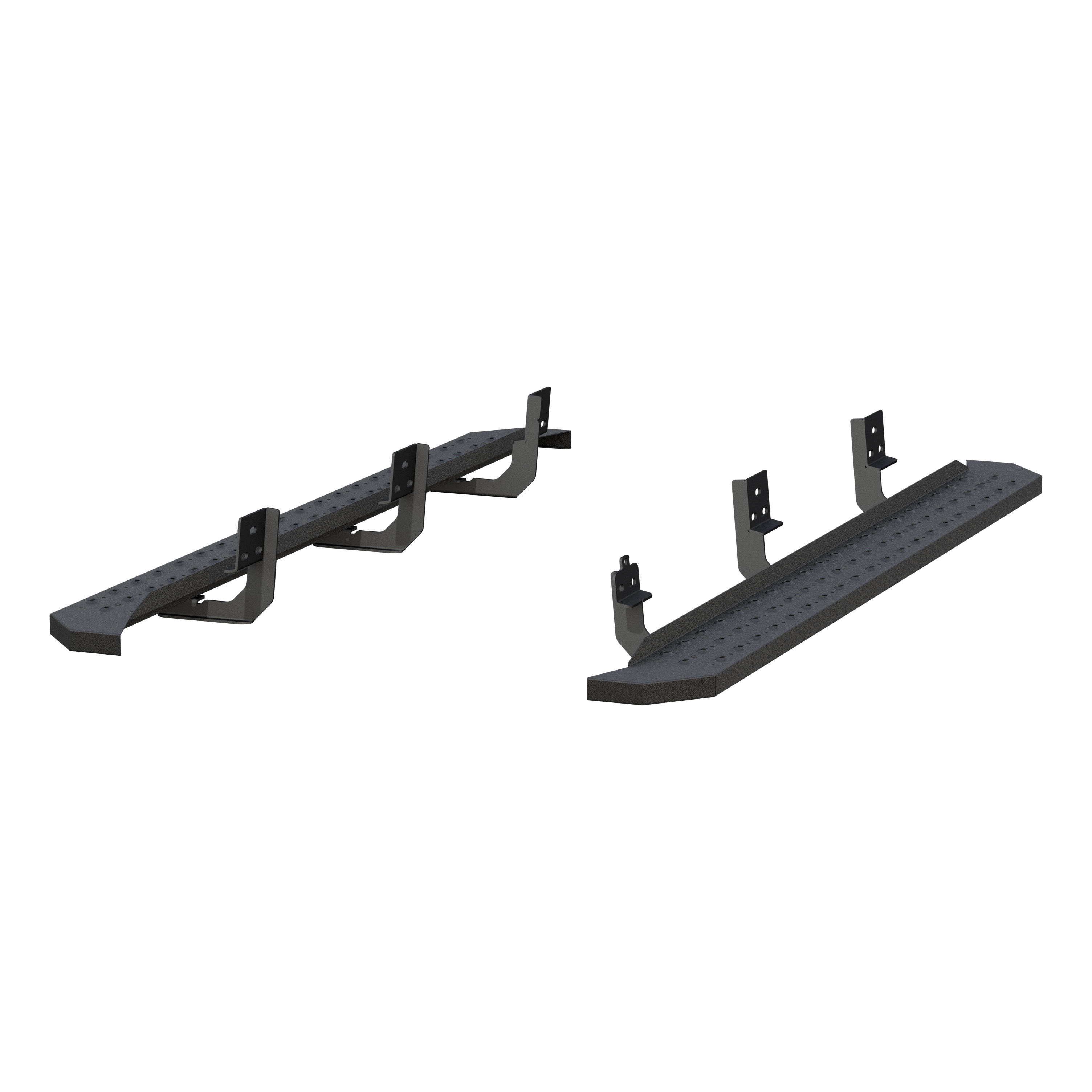 RidgeStep 6-1/2" x 85" Black Steel Running Boards, Select Ram 1500 to 5500 2055515