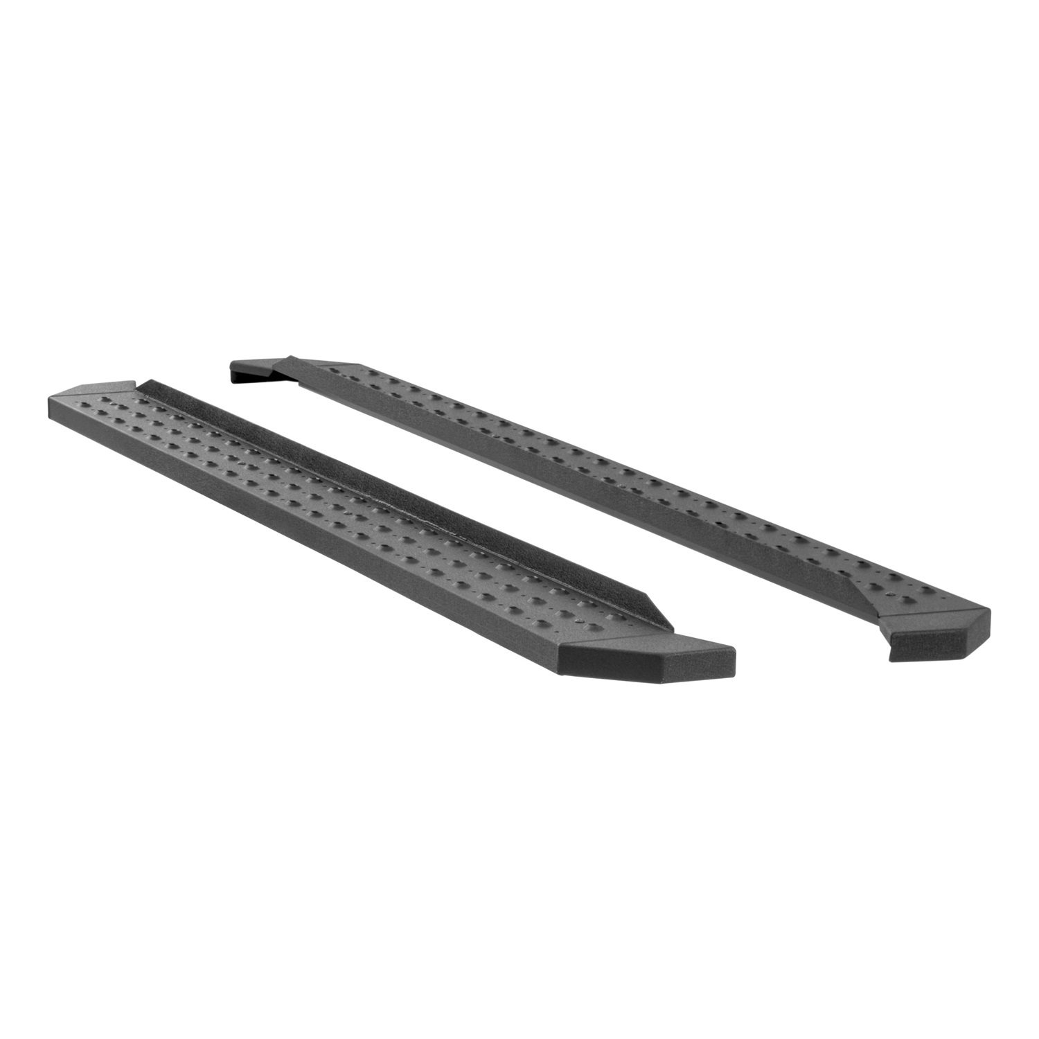 RidgeStep 6-1/2" x 91" Black Steel Running Boards (No Brackets) C2891