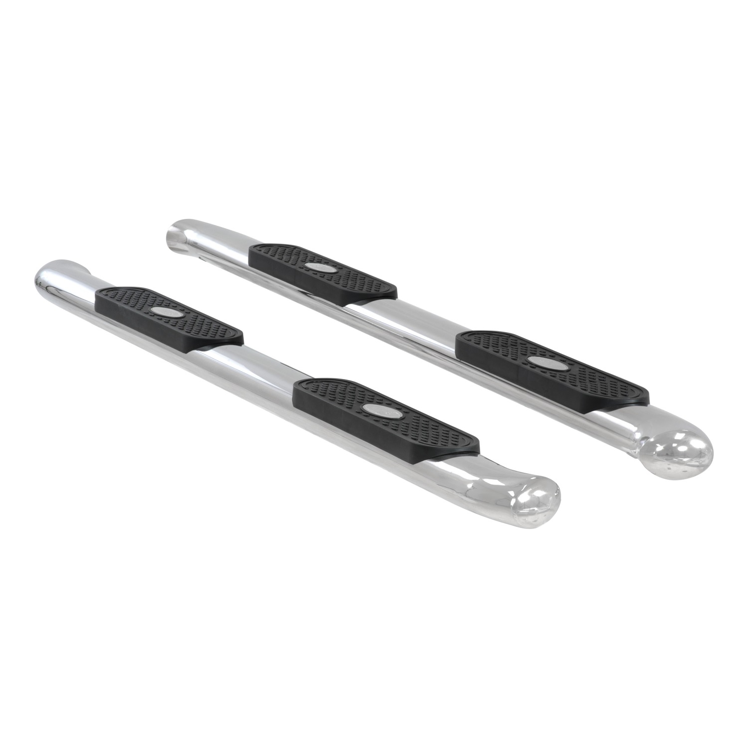 4" Polished Stainless Oval Side Bars, Select Dodge, Ram 2500, 3500 S225019-2