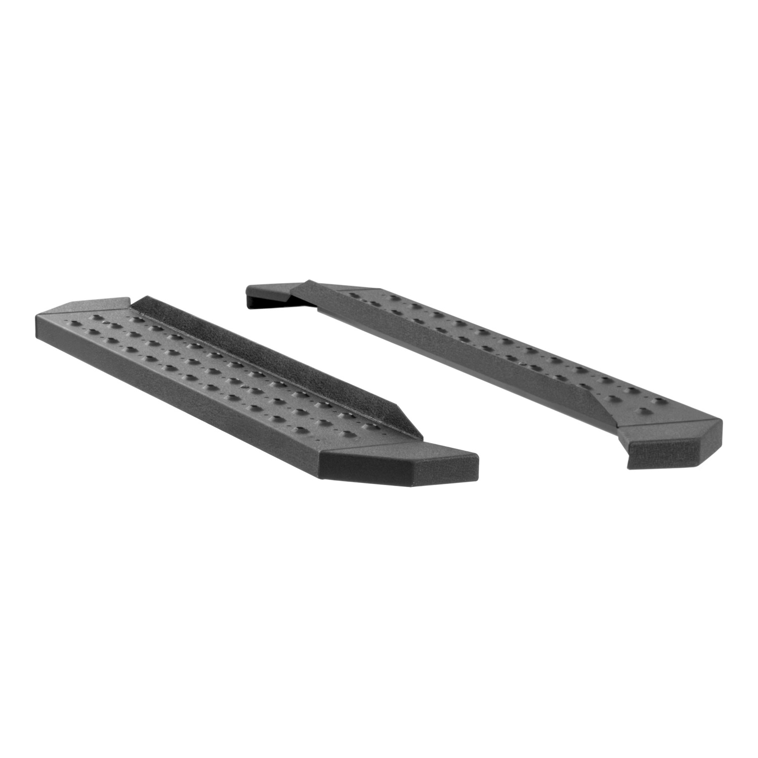 RidgeStep 6-1/2" x 53" Black Steel Running Boards (No Brackets) C2853