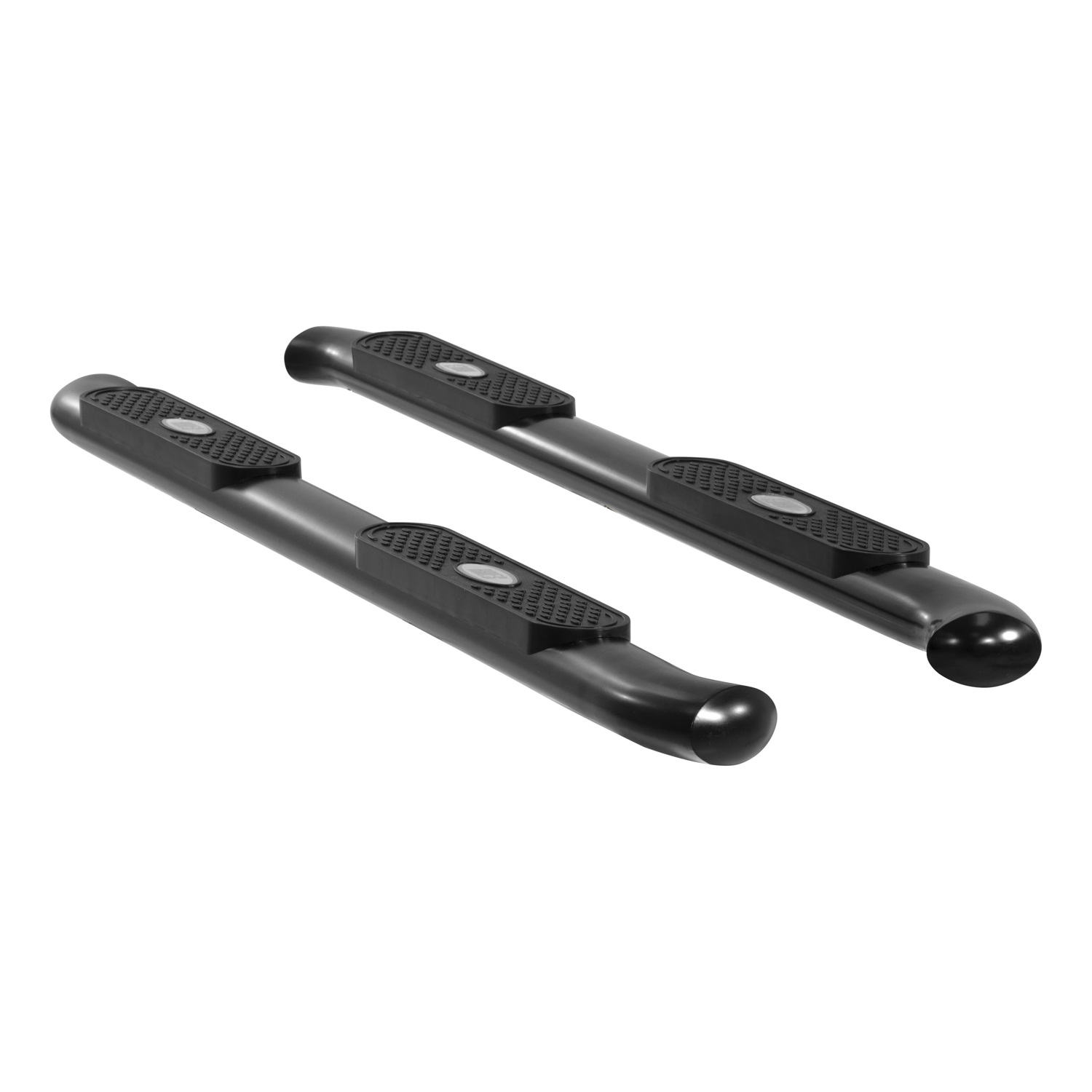 4" Black Steel Oval Side Bars, Select Toyota Tacoma S222009