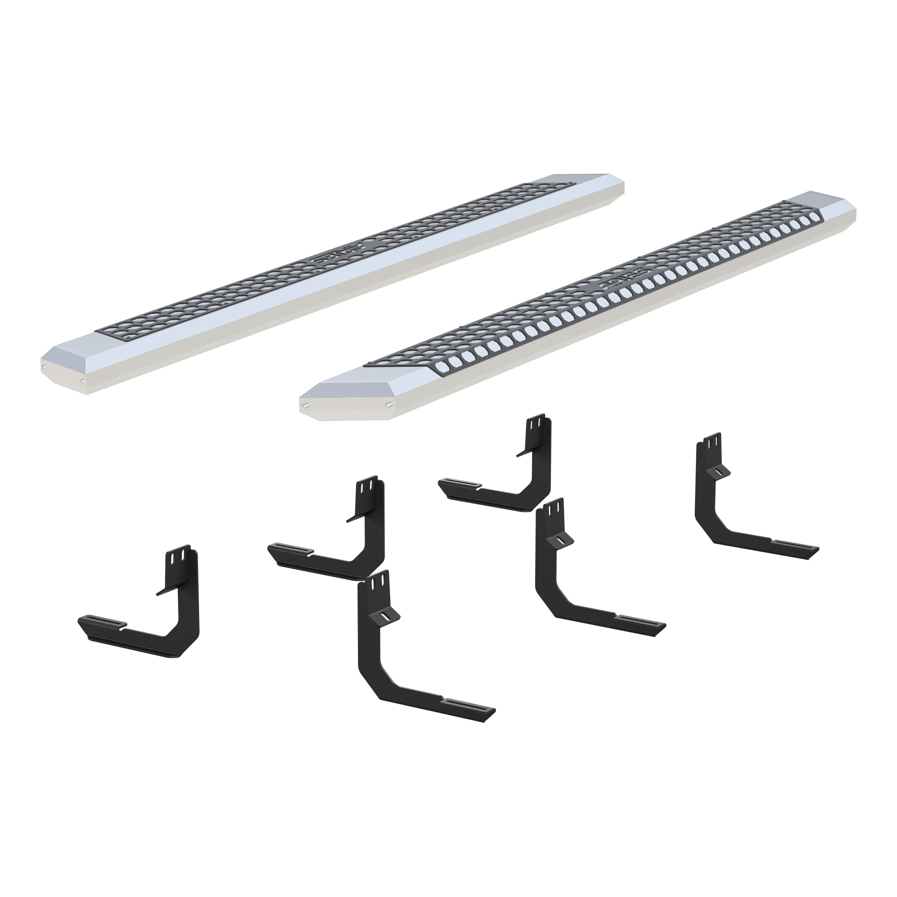 AdvantEDGE 5-1/2" x 85" Chrome Aluminum Side Bars, Select Nissan Titan, XD 2555042