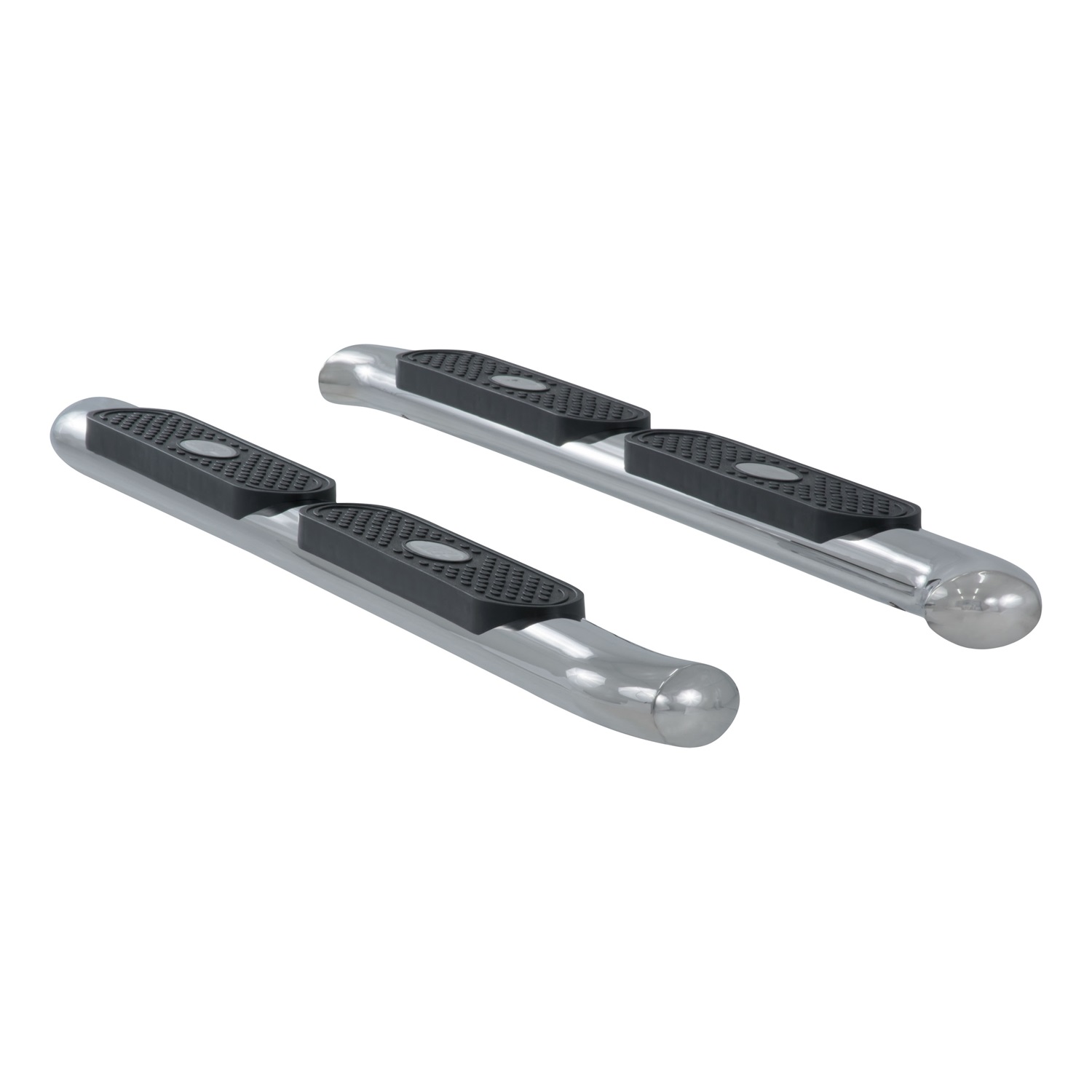 4" Polished Stainless Oval Side Bars, Select Toyota Tacoma S222008-2