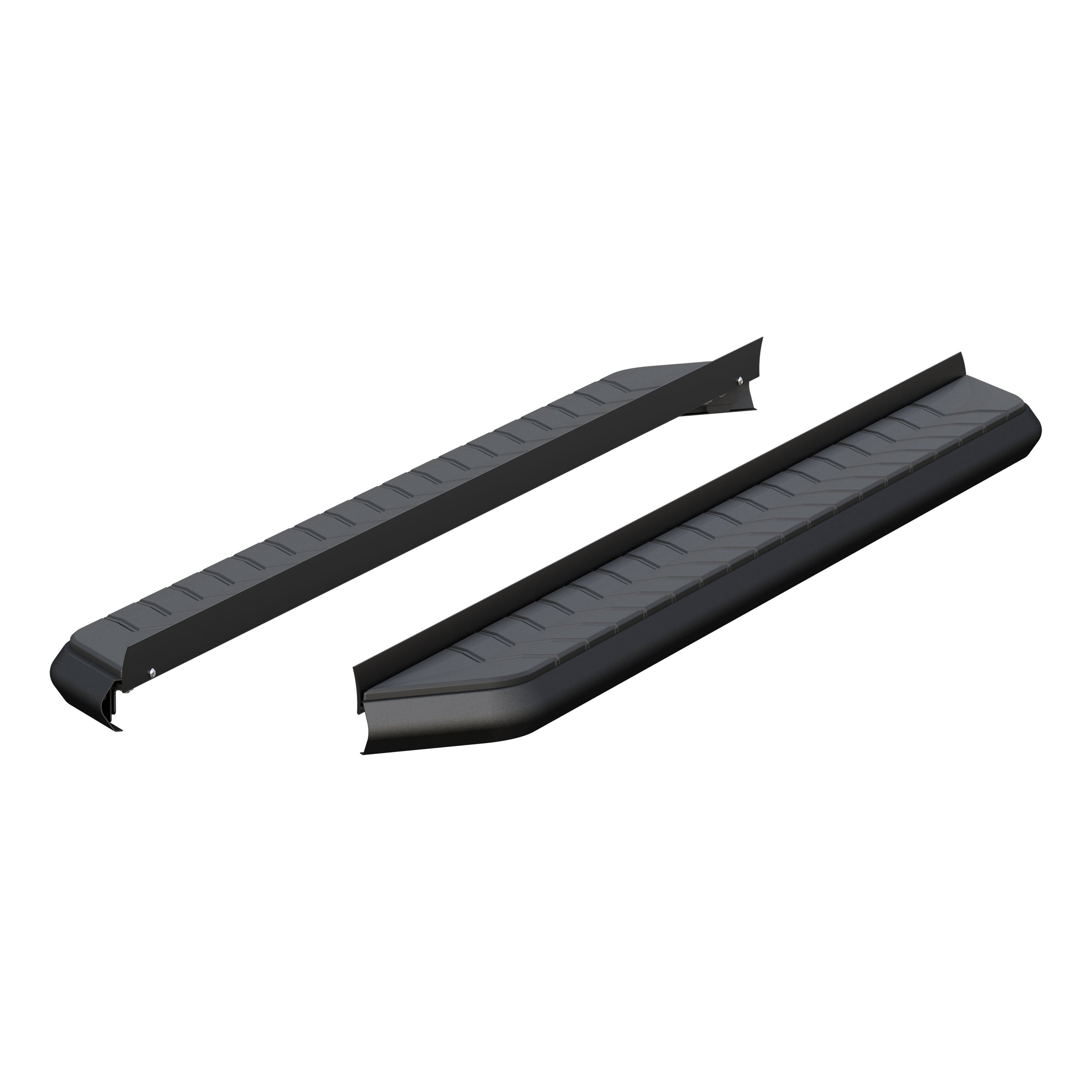 AeroTread 5" x 67" Black Stainless Running Boards (No Brackets) 2051967