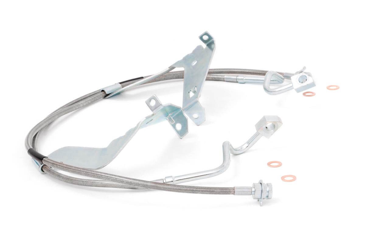 Front Extended Stainless Steel Brake Lines for 4-6-inch Lifts 89710