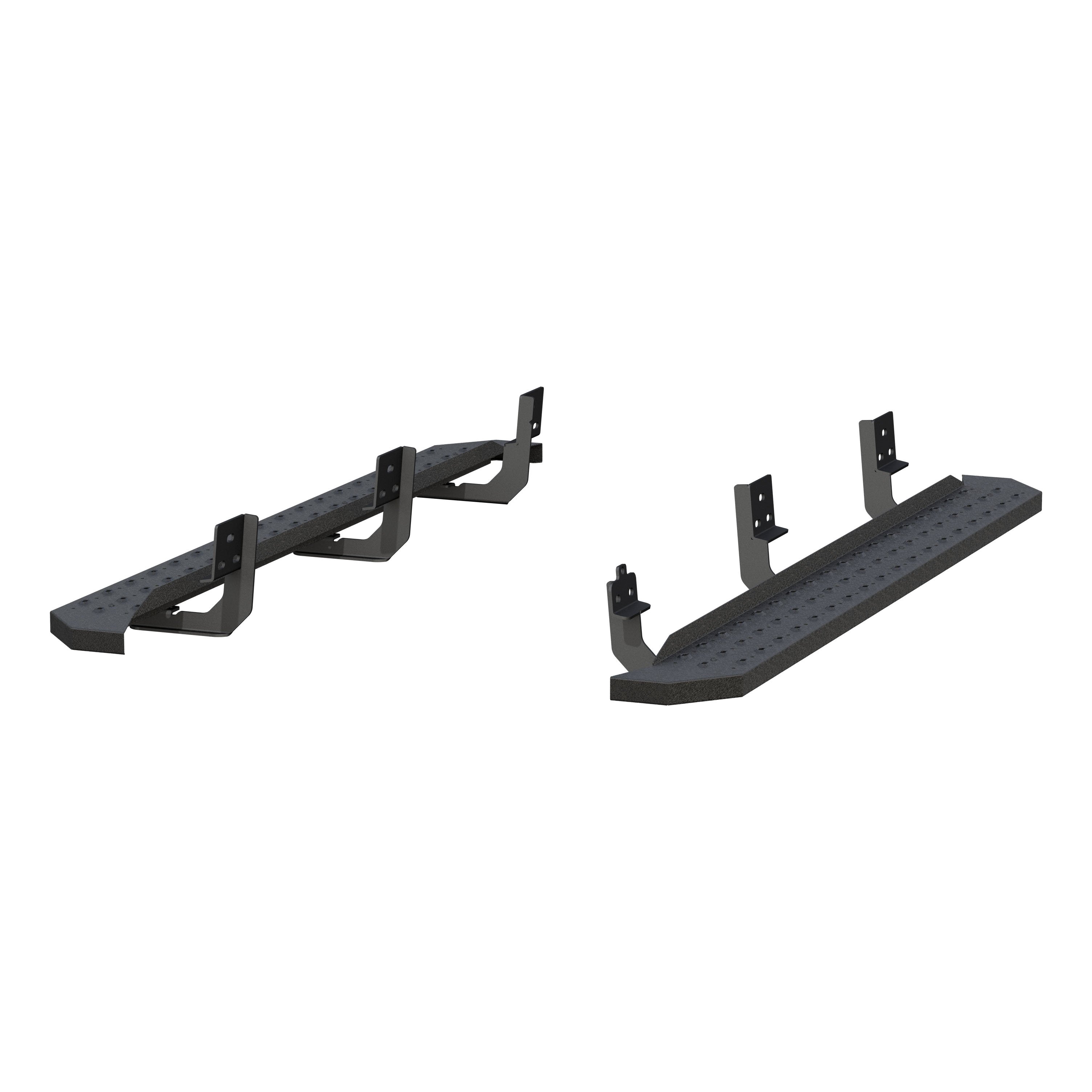 RidgeStep 6-1/2" x 75" Black Steel Running Boards, Select Dodge, Ram 1500 2055514