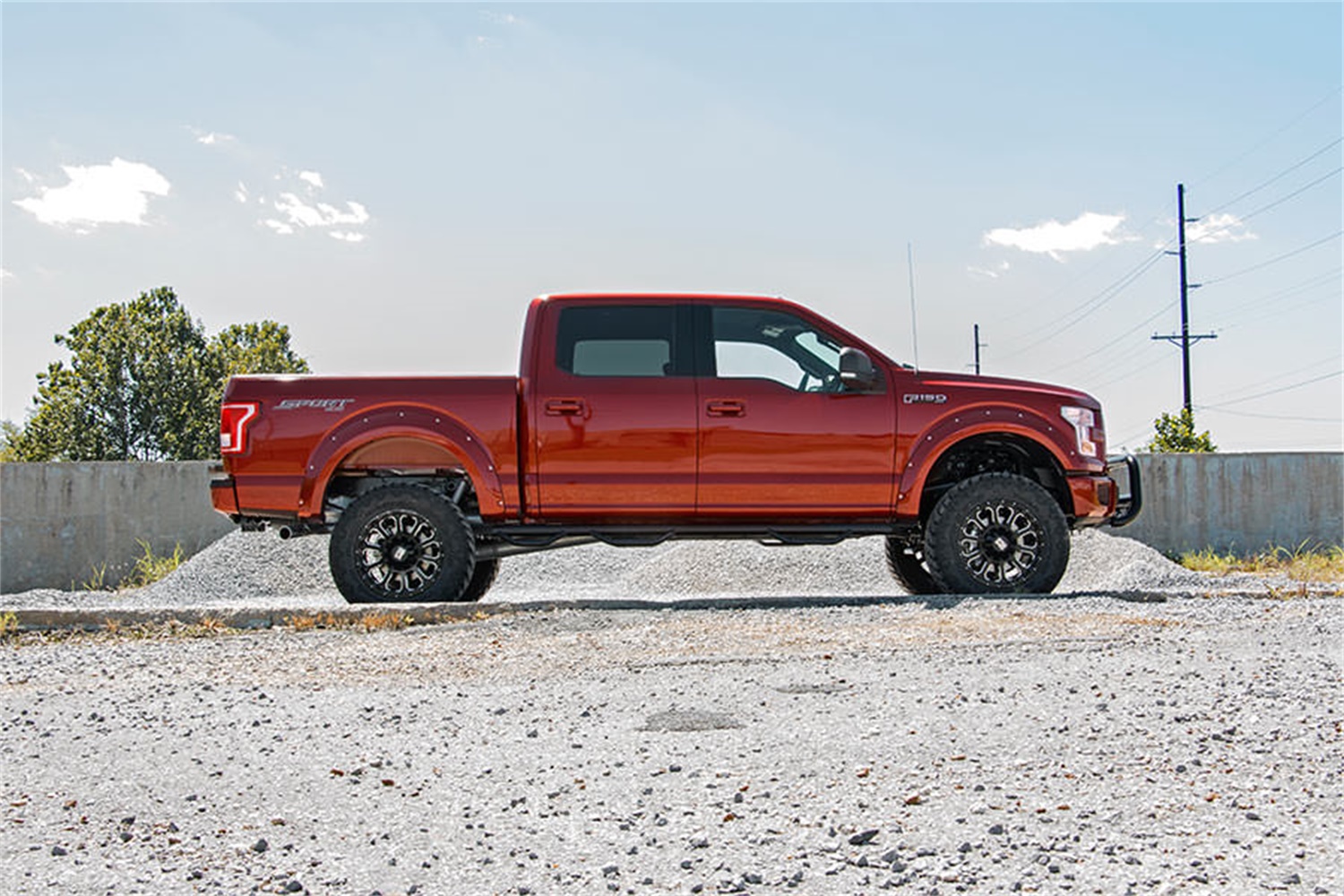Pocket Fender Flares w/ Rivets F-F11511
