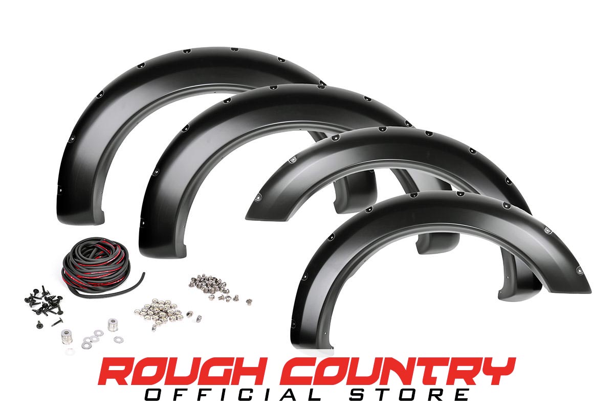 Pocket Fender Flares w/ Rivets F-F21111