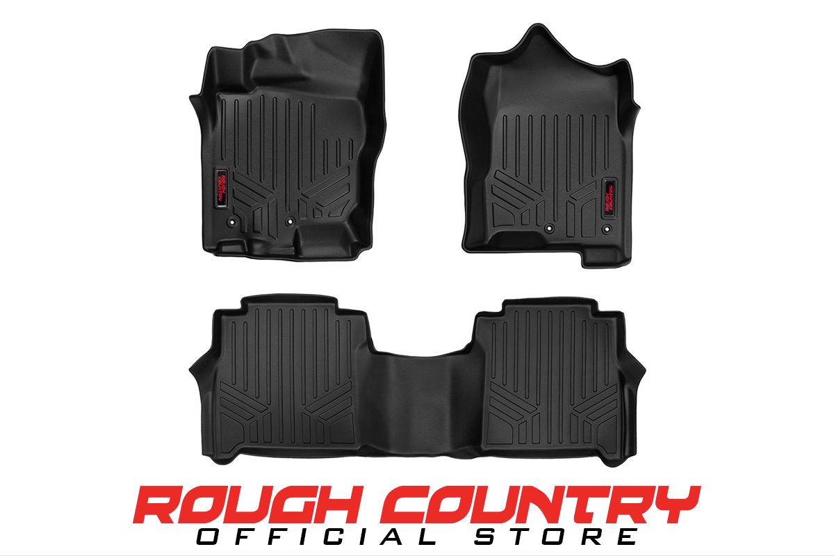 Heavy Duty Floor Mats - Front & Rear Combo (Crew Cab Models) M-81712