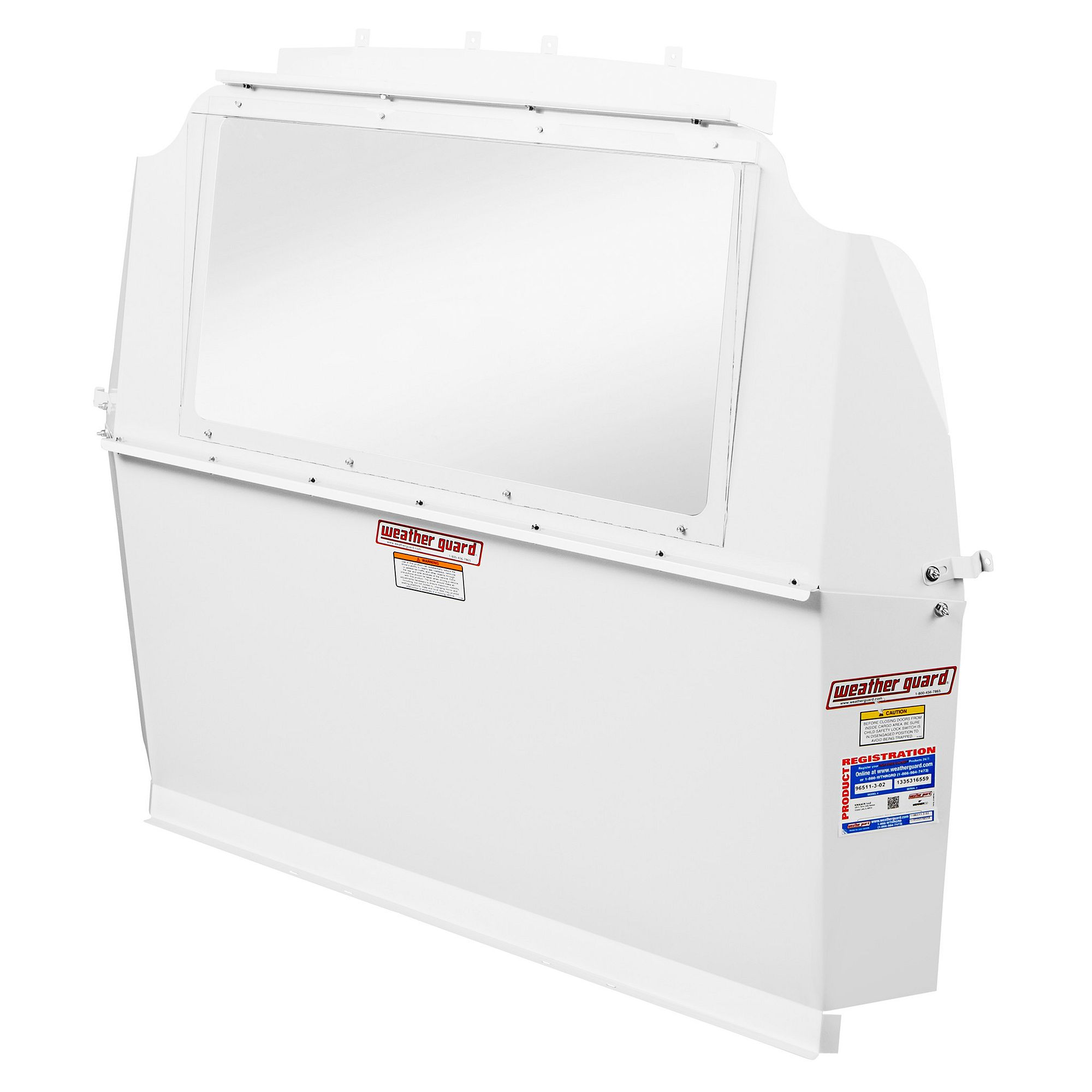 Weather Guard Model 96511-3-02 Window Bulkhead, Compact, 2014 Ford Transit Connect
