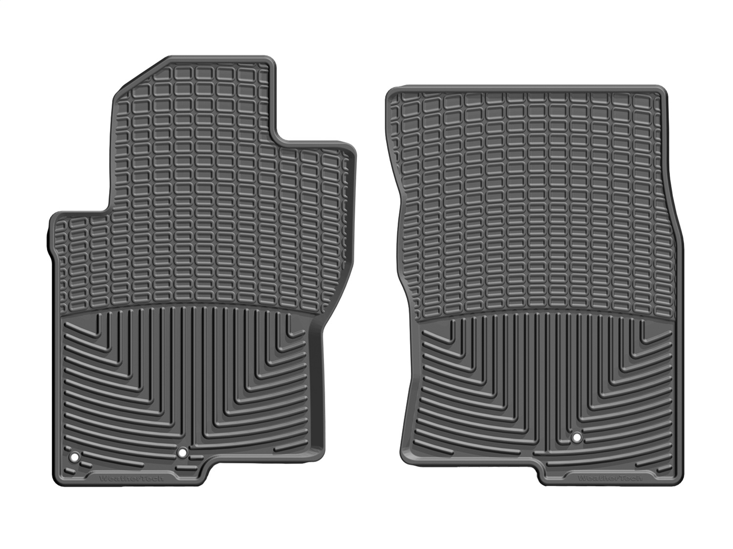 Black Front Rubber Mats W458