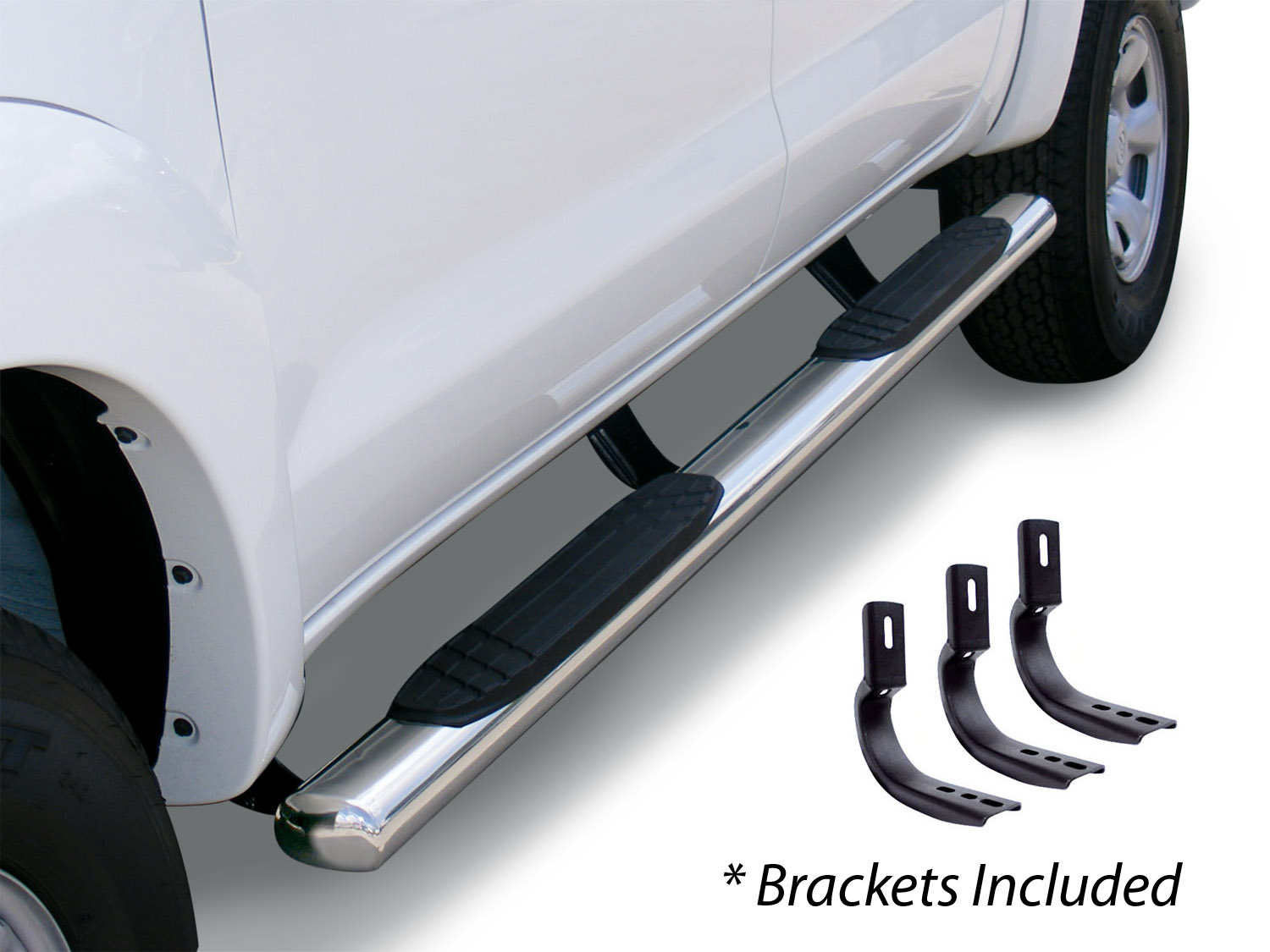 4" OE Xtreme - Complete kit: Sidesteps + Brackets 684441580PS