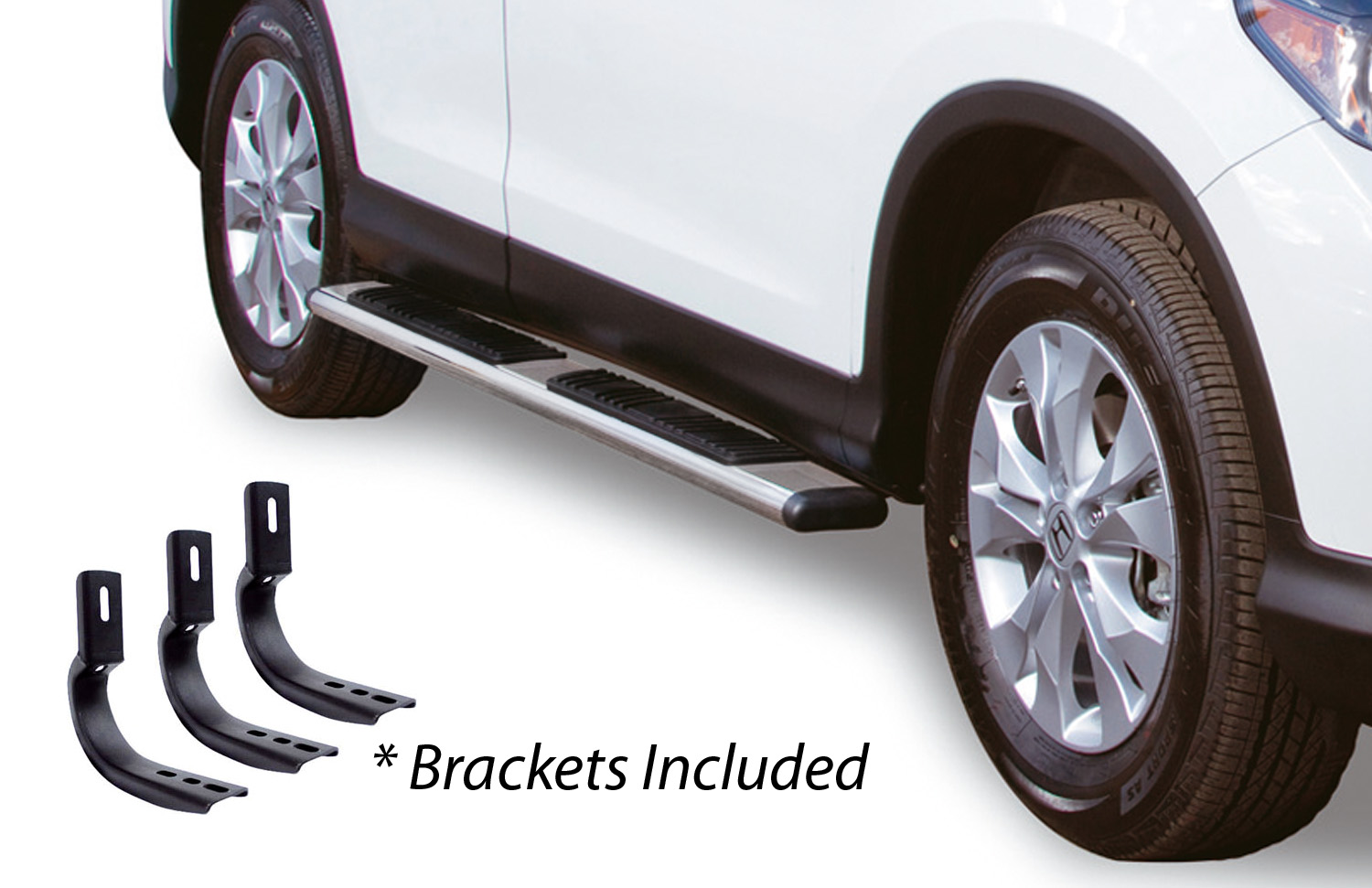 5" OE Xtreme Low Profile - Complete kit: Sidesteps + Brackets 685404580PS