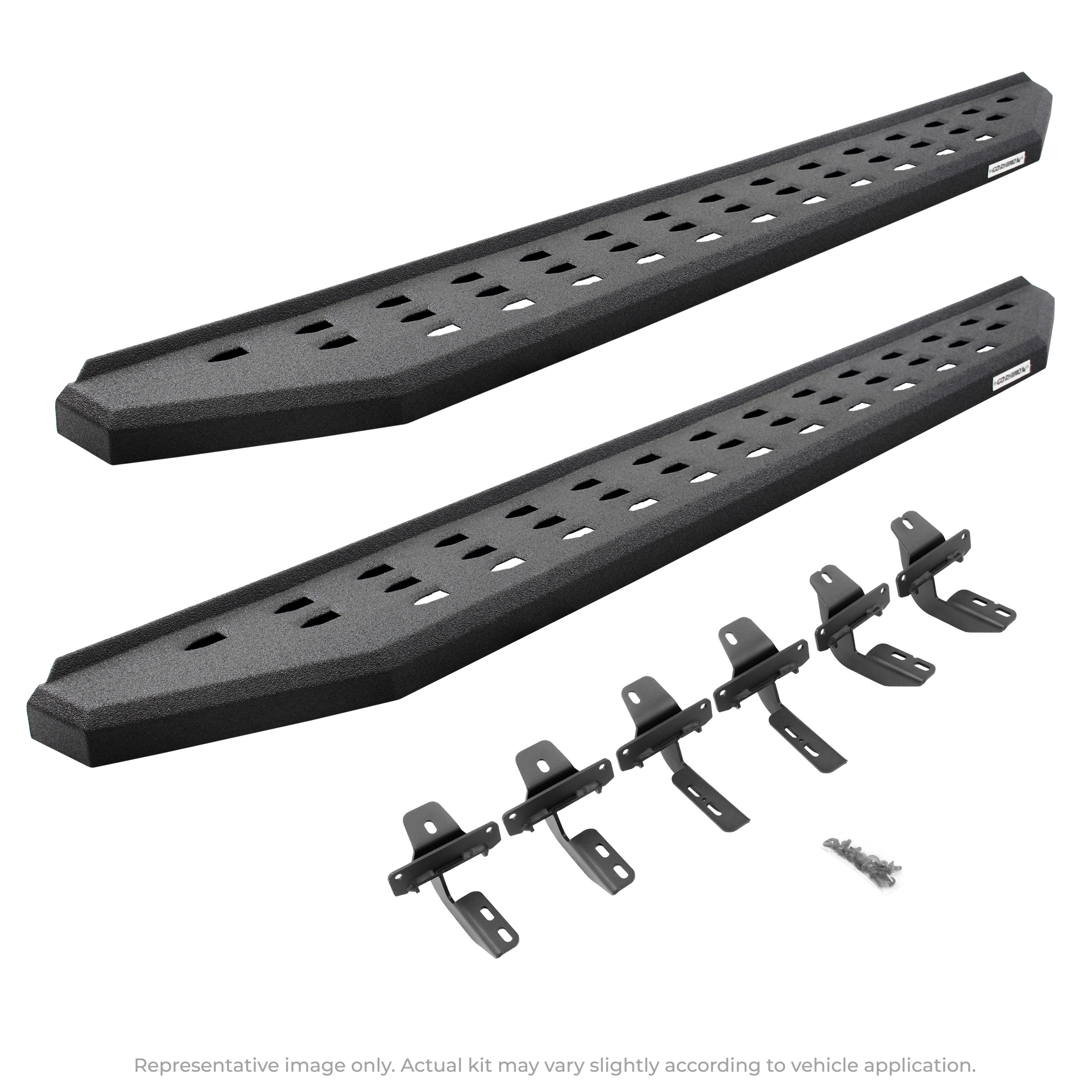 RB20 Running boards - Complete Kit: RB20 Running board + Brackets 69430680T
