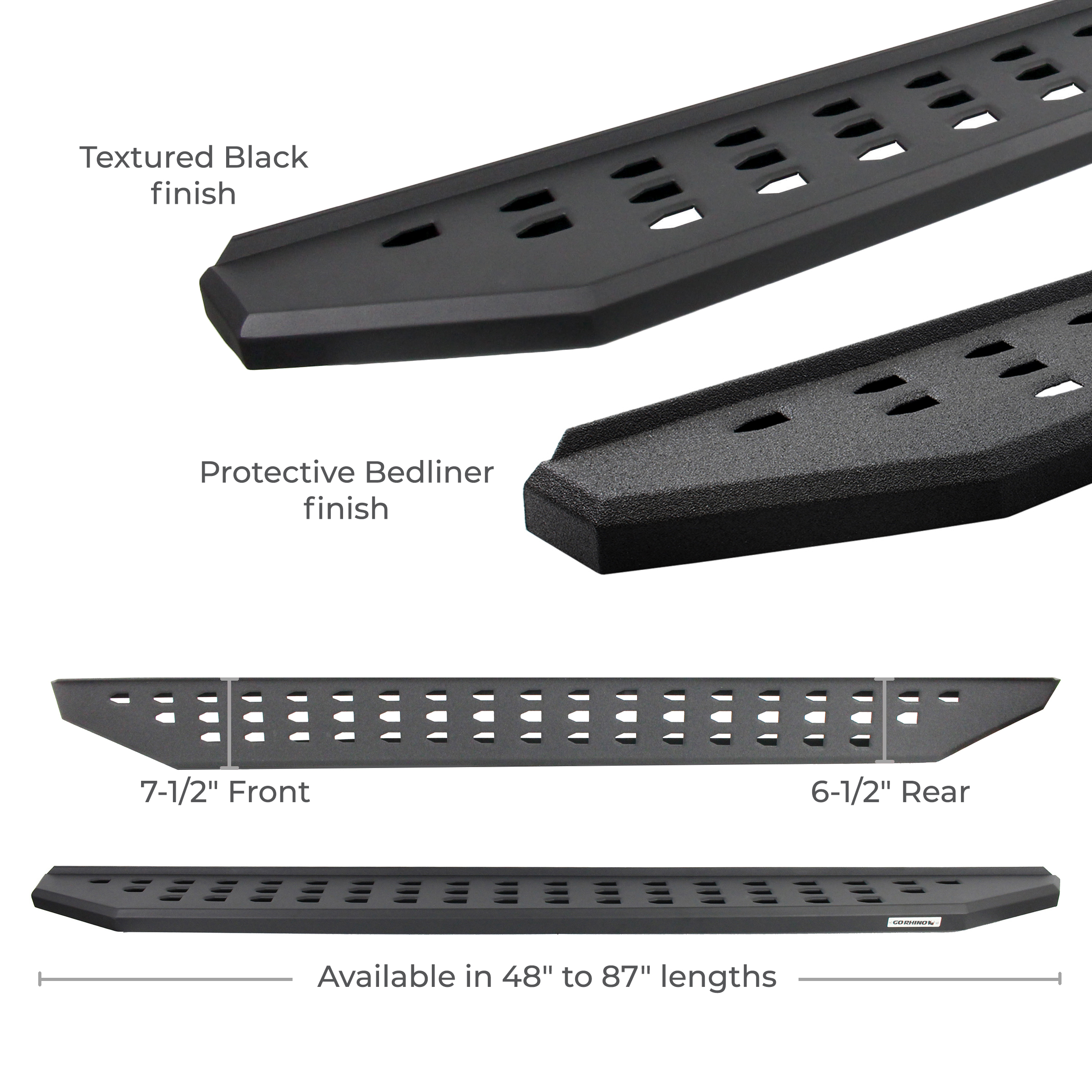 RB20 Running boards - Complete Kit: RB20 Running board + Brackets 69451687T