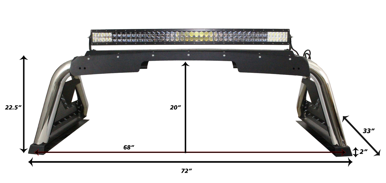 Sport Bar 2.0 - Complete Kit Sport Bar + Power Actuated Retractable Light Mount 911600T