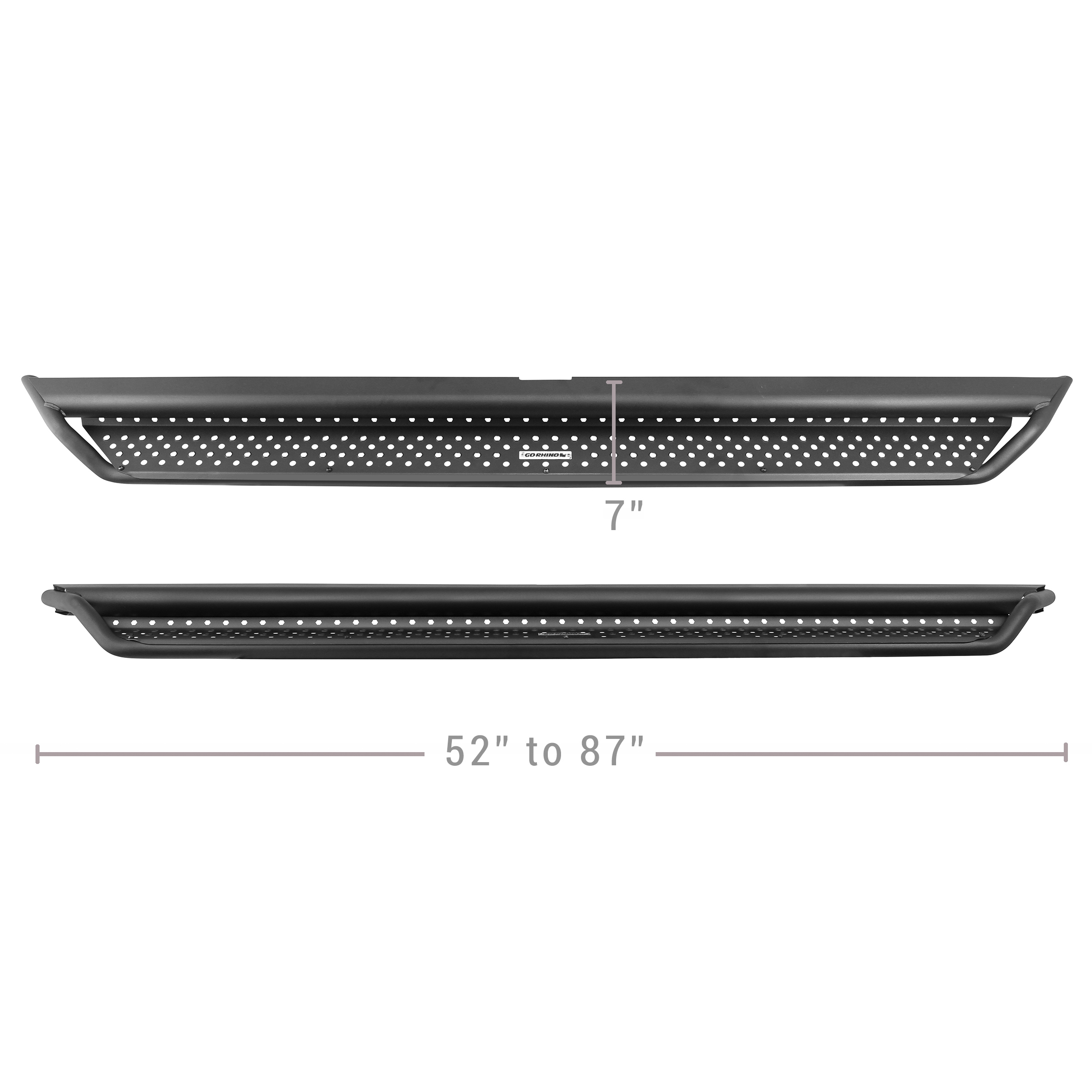 Dominator Xtreme D1 SideSteps - Complete Kit: SideStep + Brackets D14435T
