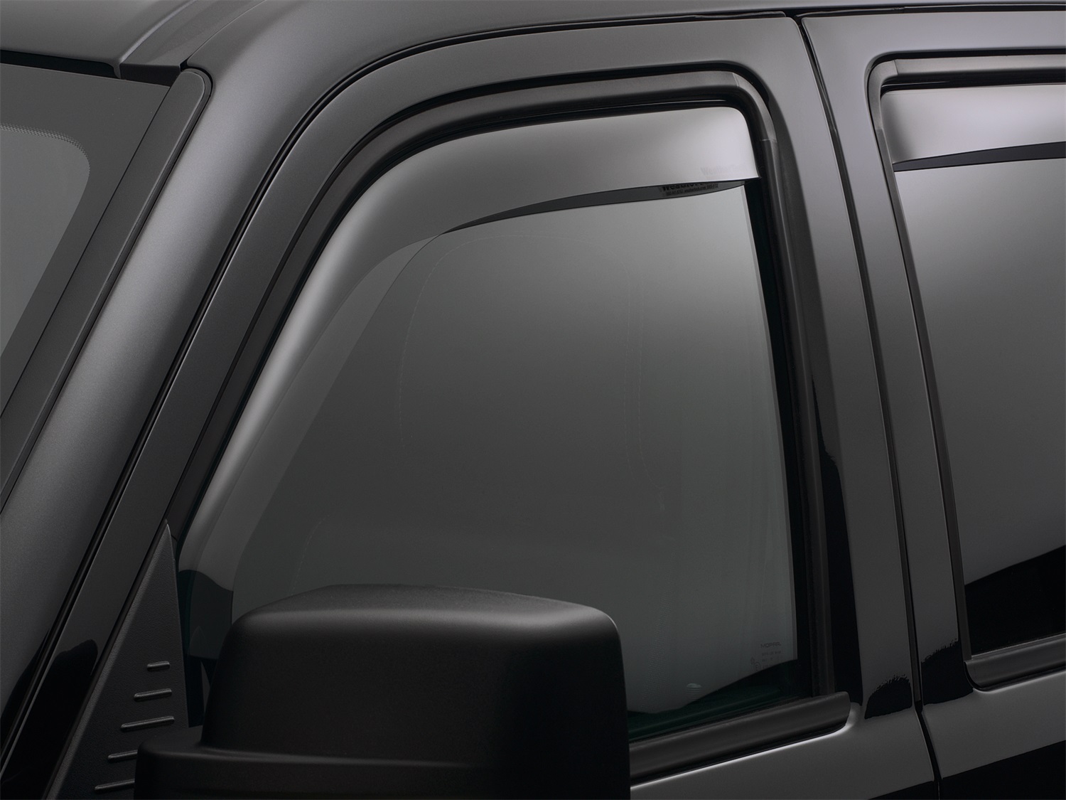 Front Side Window Deflectors, Light Smoke 70051