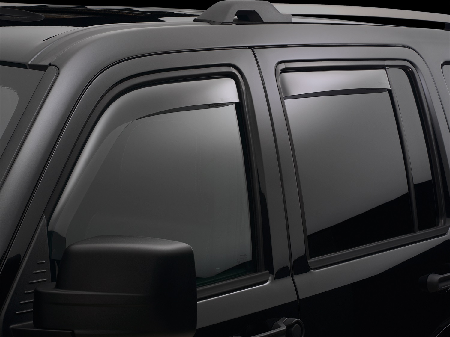 Front&Rear Side Window Deflectors, Light Smoke 72790