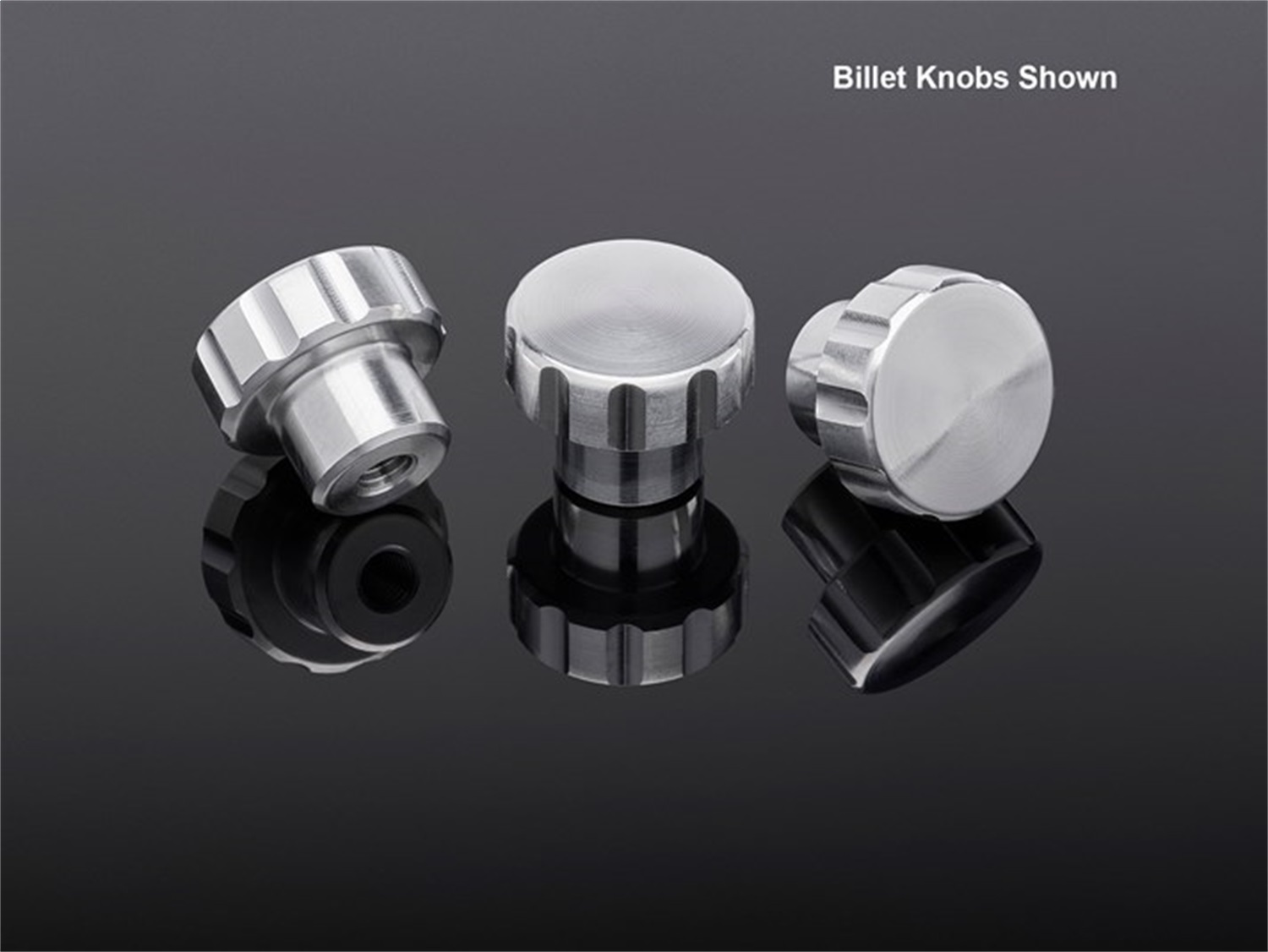 3 Silver Billet Knobs (Bagged Item) 8ACFBK6