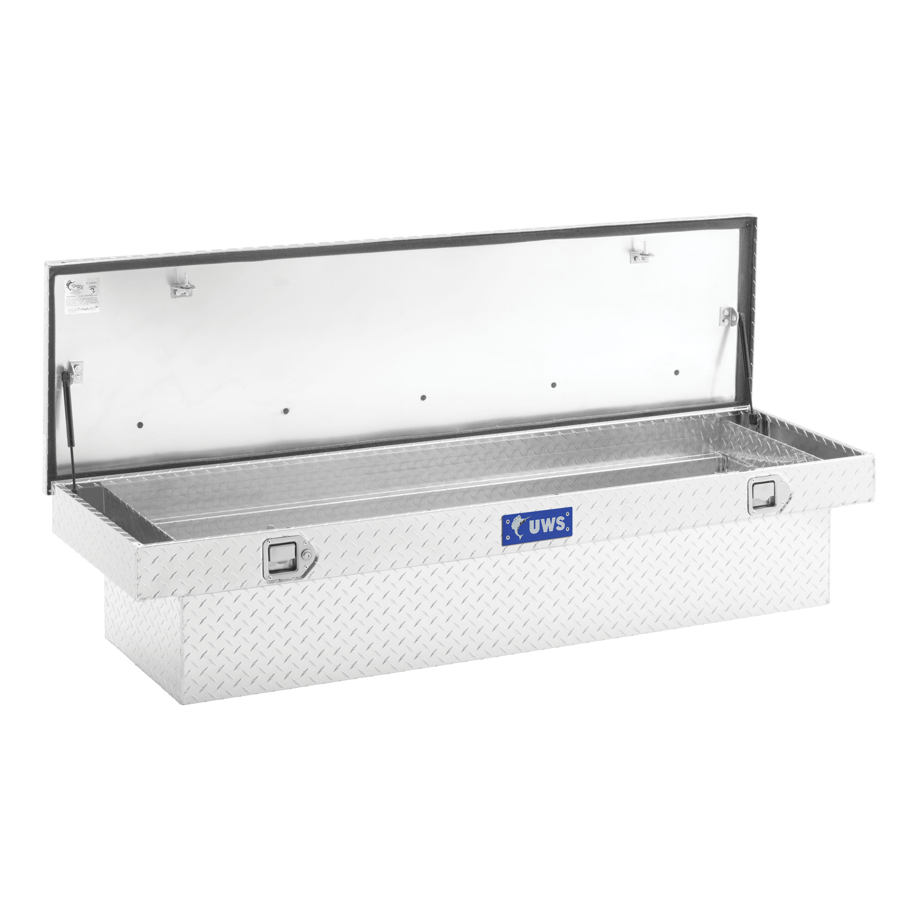 Bright Aluminum 69" Crossover Truck Tool Box - TBS-69