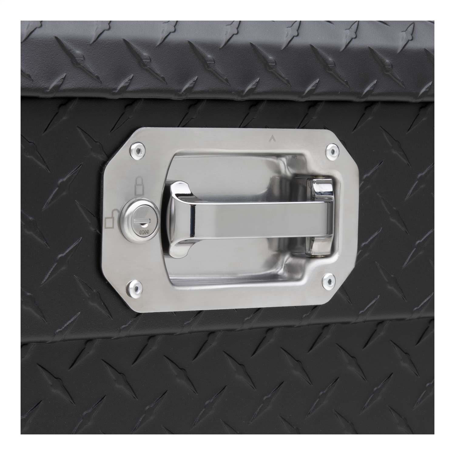 Matte Black 72" Truck Tool Box, Low Profile, Pull Handles - TBS-72-LP-PH-MB