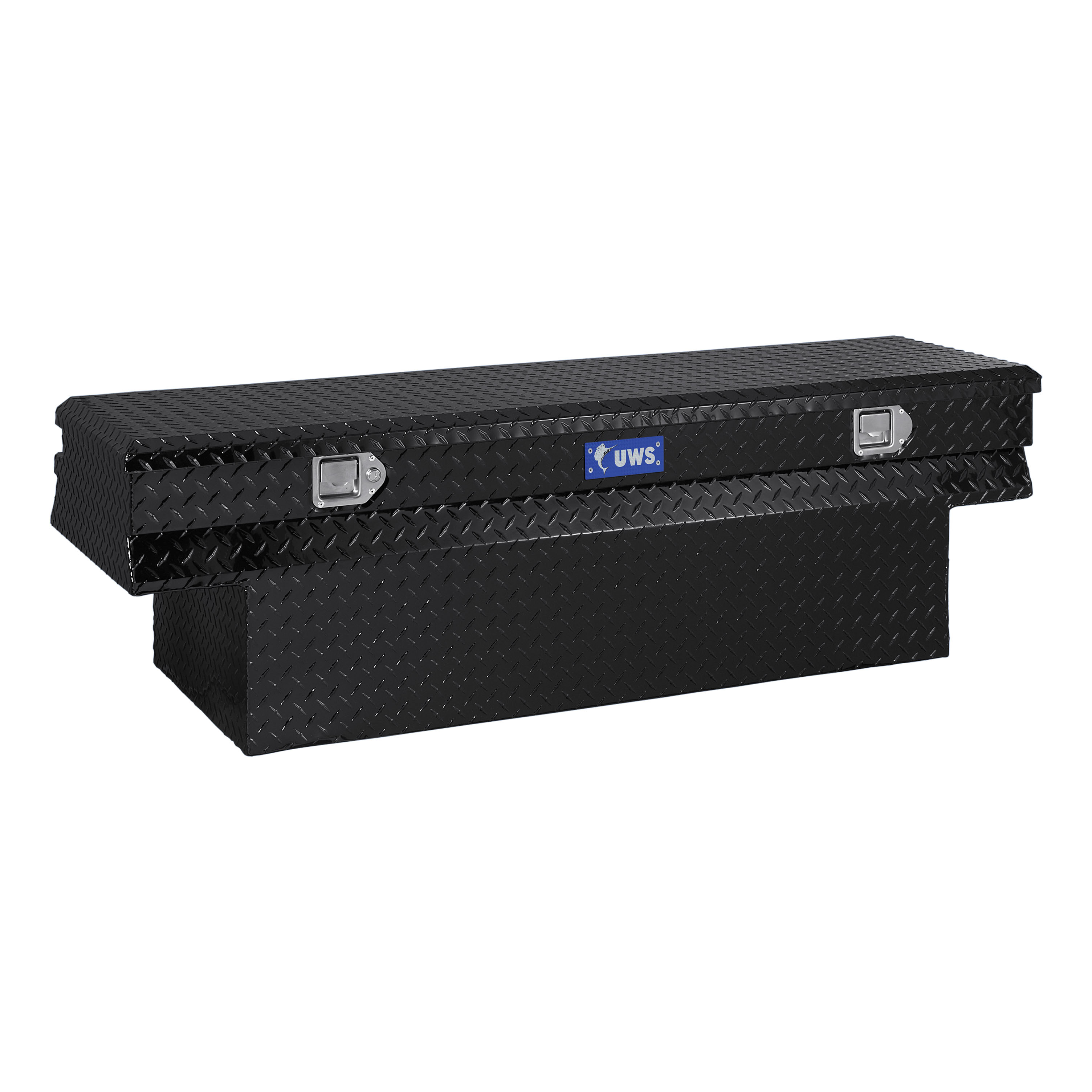 Gloss Black Aluminum 60" Notched Utility Chest Box - TBC-60-N-BLK